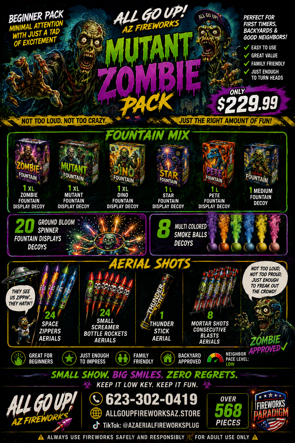 THE MUTANT ZOMBIE PACK