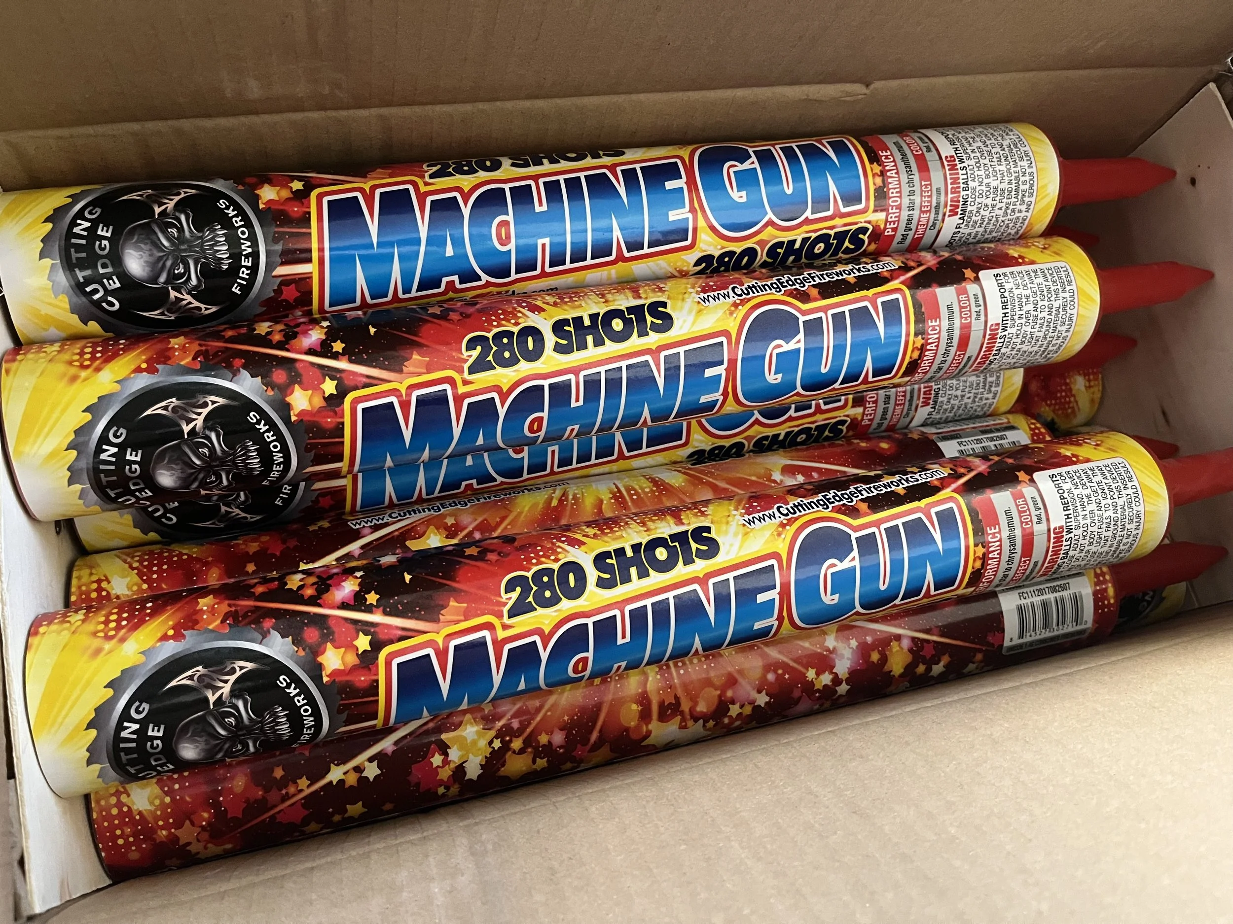 MACHINE GUN ROMAN CANDLE 280 SHOTS