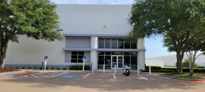 Front entrance of the IAM Local 2011 Flight Service hub in Fort Worth, Texas