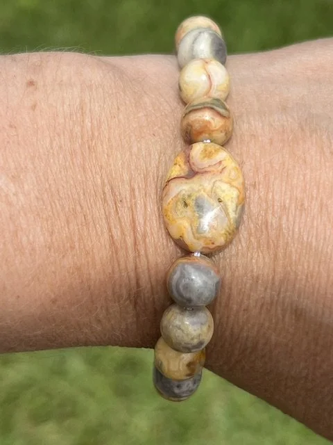Crazy Lace Agate Bracelet