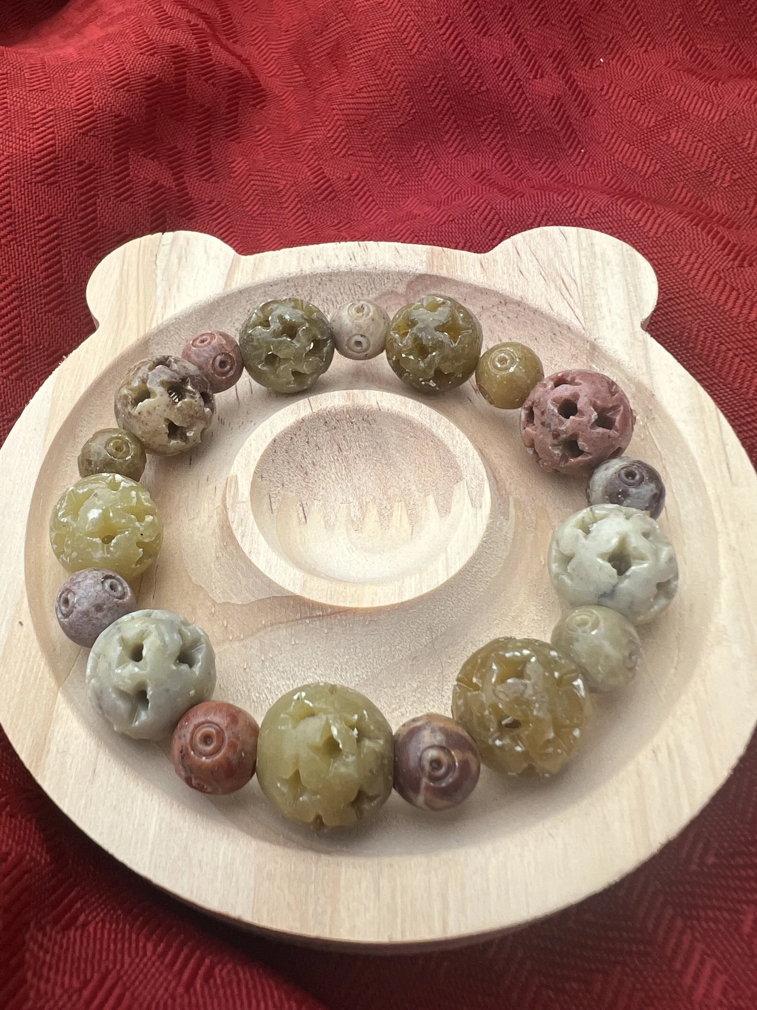 Unique Soapstone Bracelet