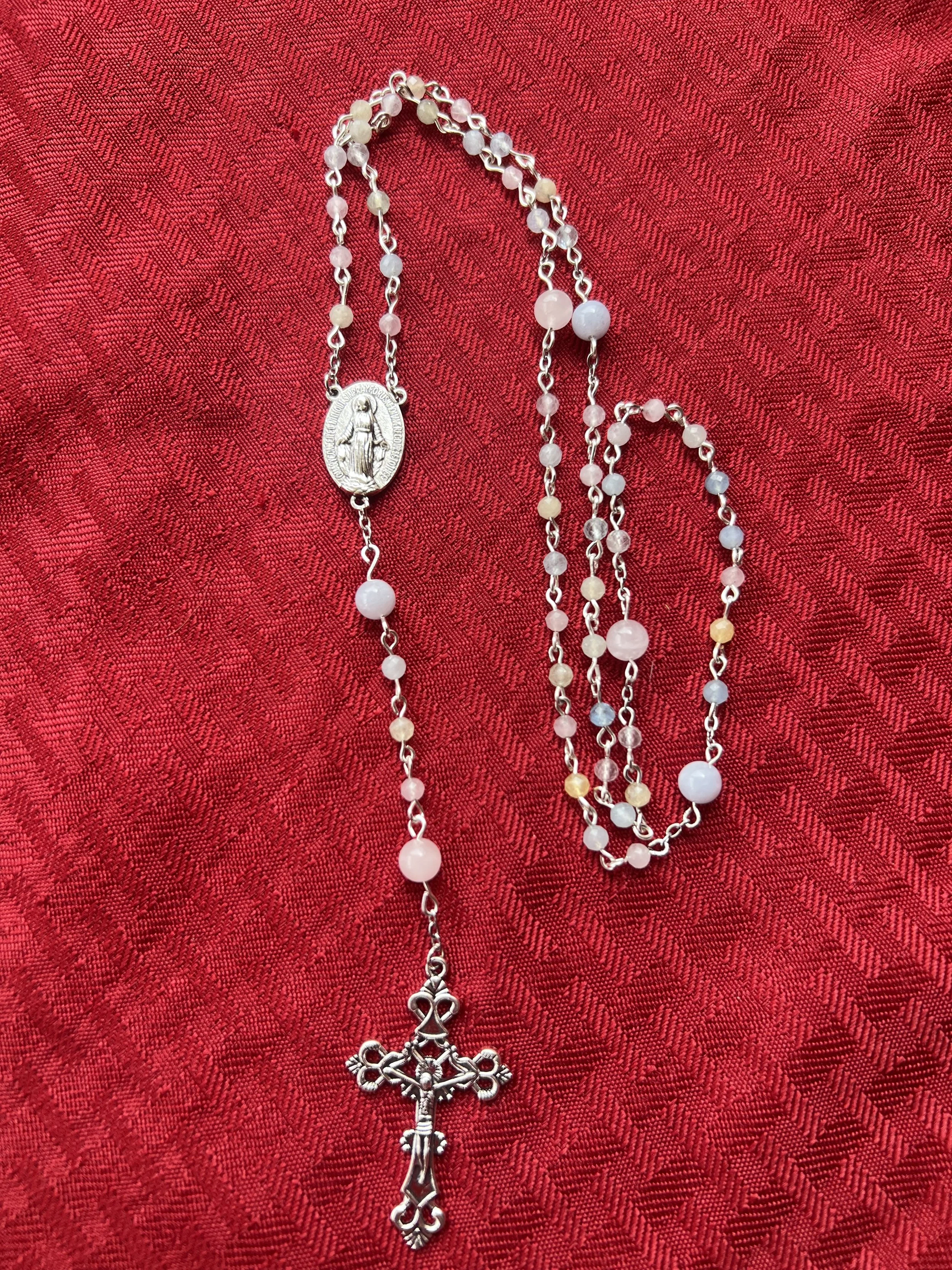 Morganite Rosary