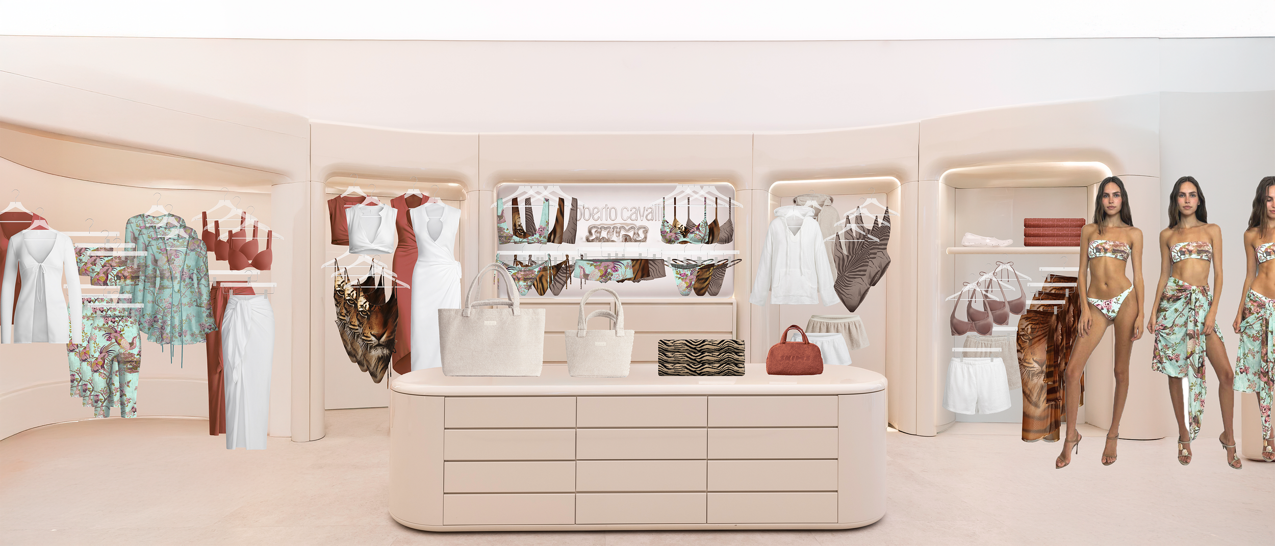 SKIMS Retail Tiered Storytelling Concept