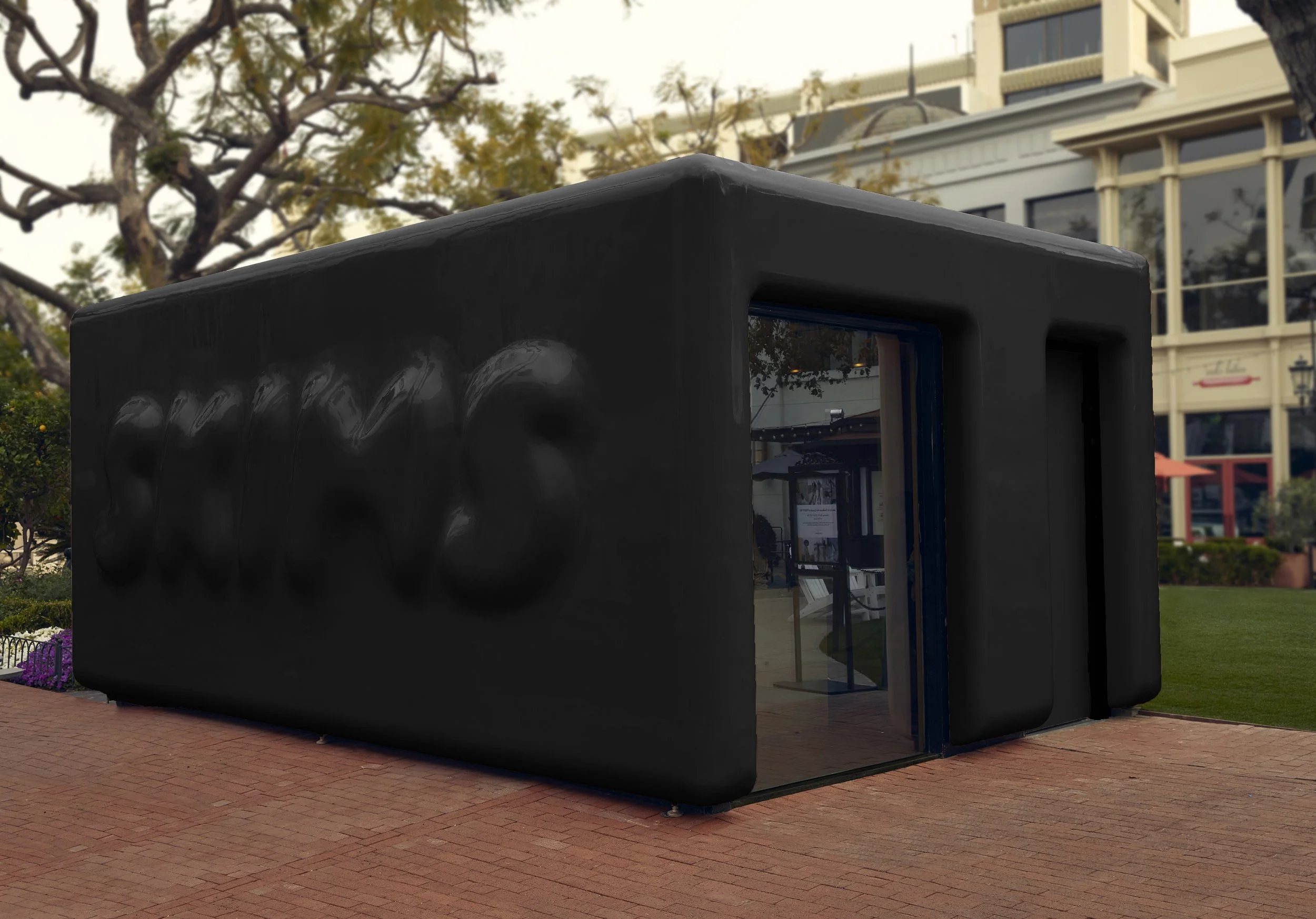 SKIMS Black Box Retail Pop Up Concept
