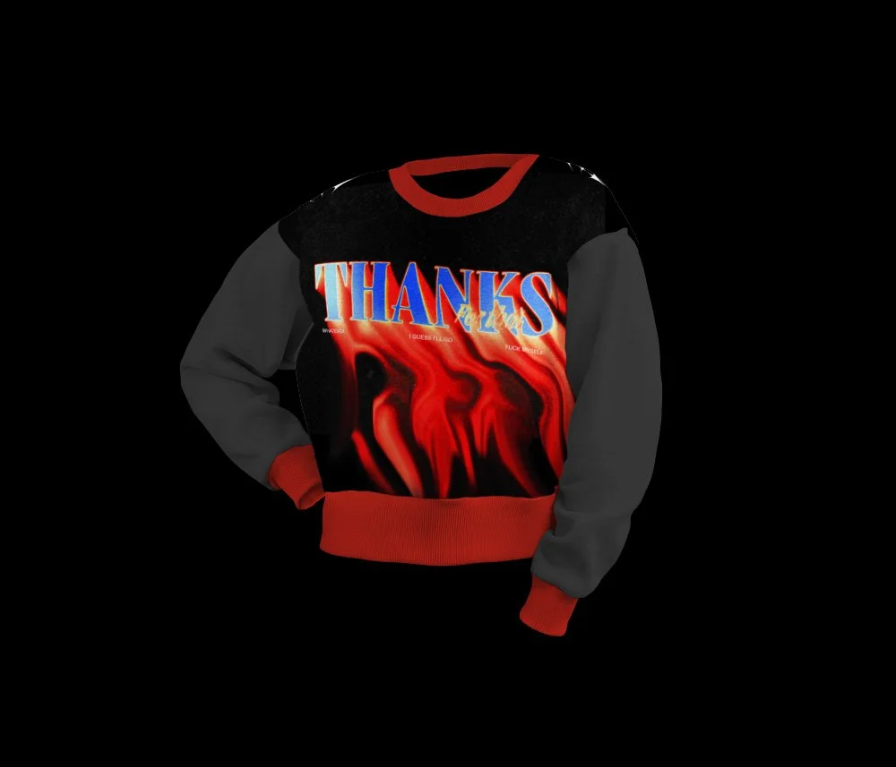 Thanks for that, Cropped Sweatshirt