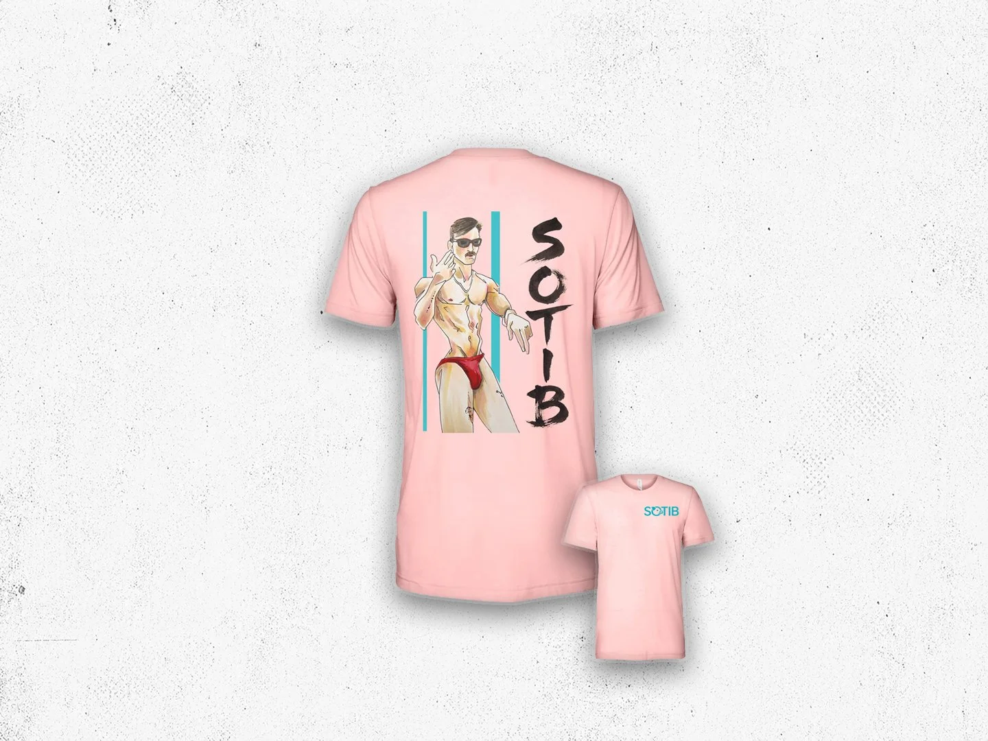 SOTIB | Banana Hammock Pink T-shirt