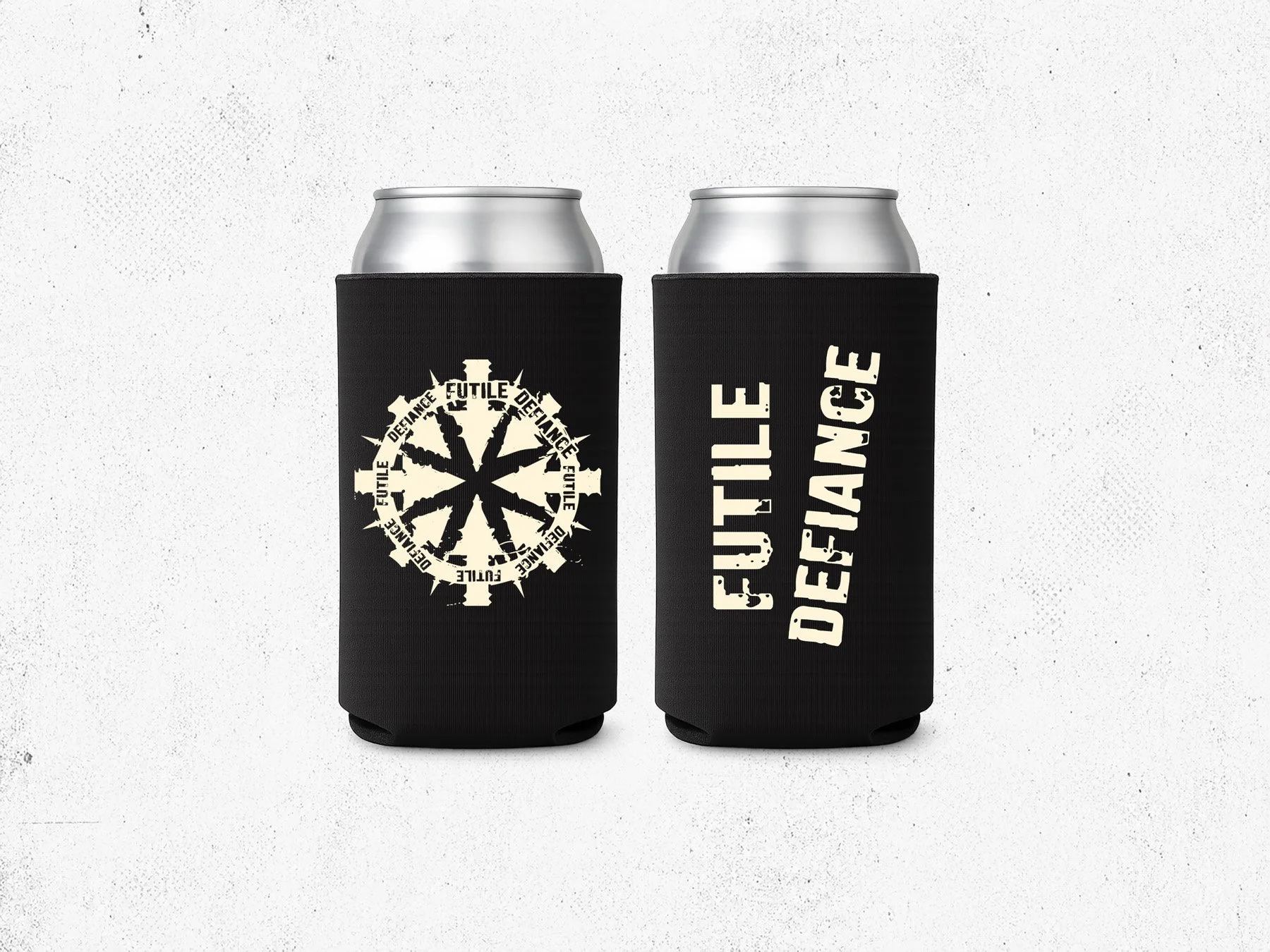 Futile Defiance | Logo Can Cooler