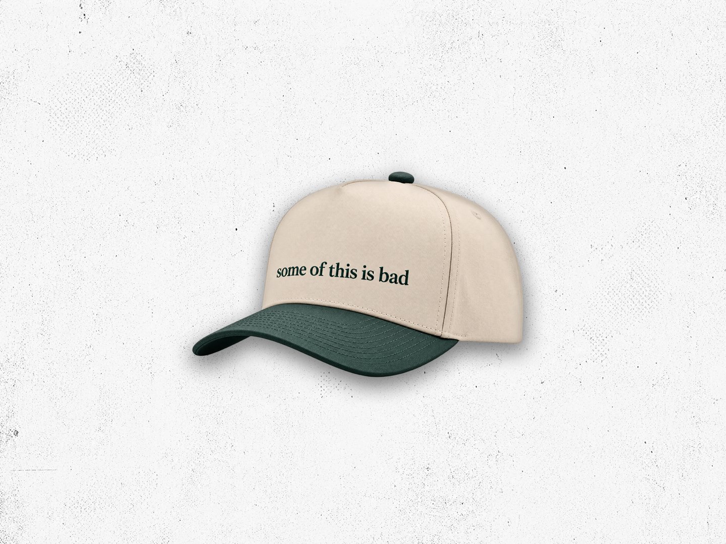 SOTIB | Cream/Green Logo Hat