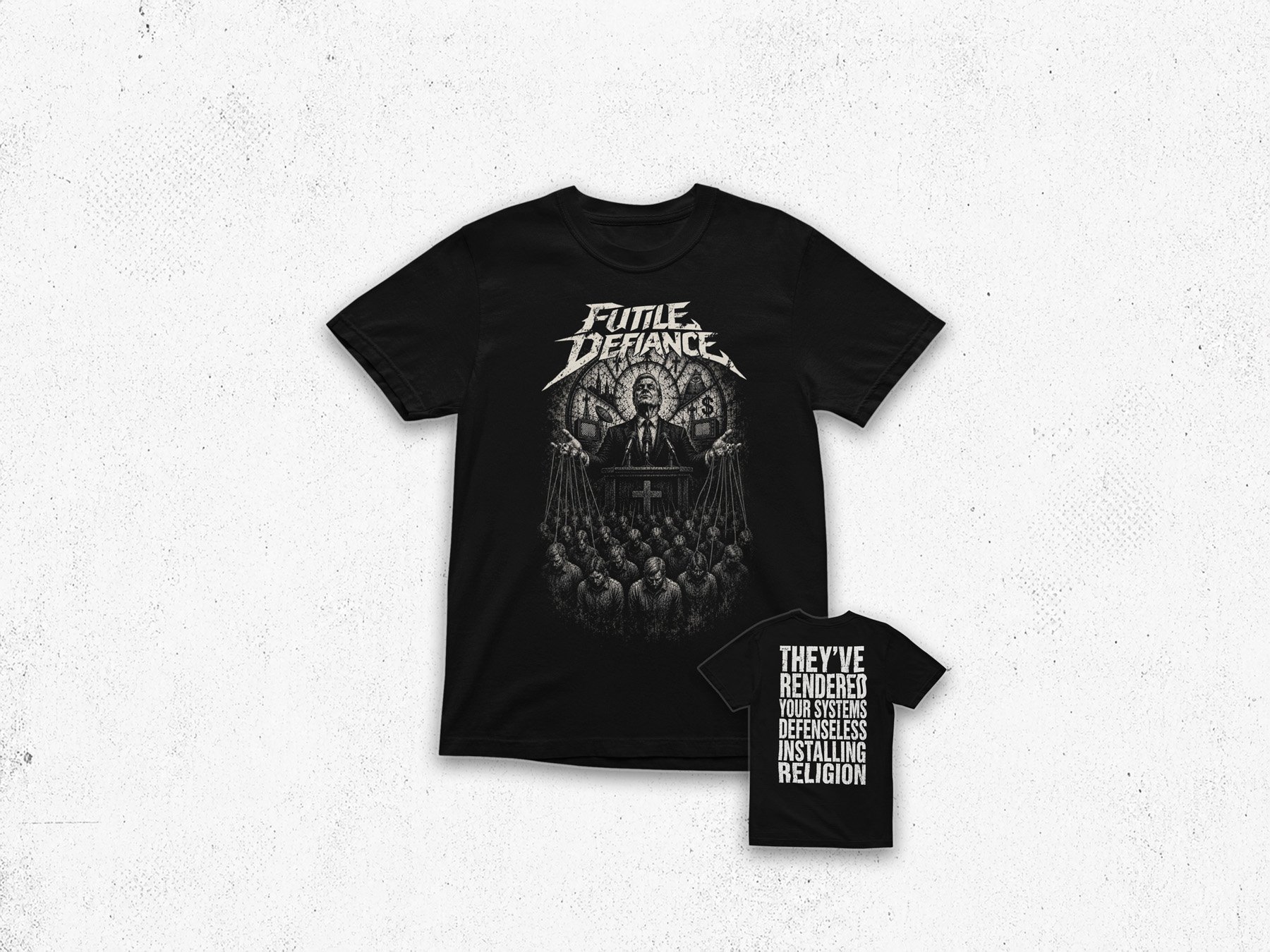 Futile Defiance | Rendered Defenseless T-shirt