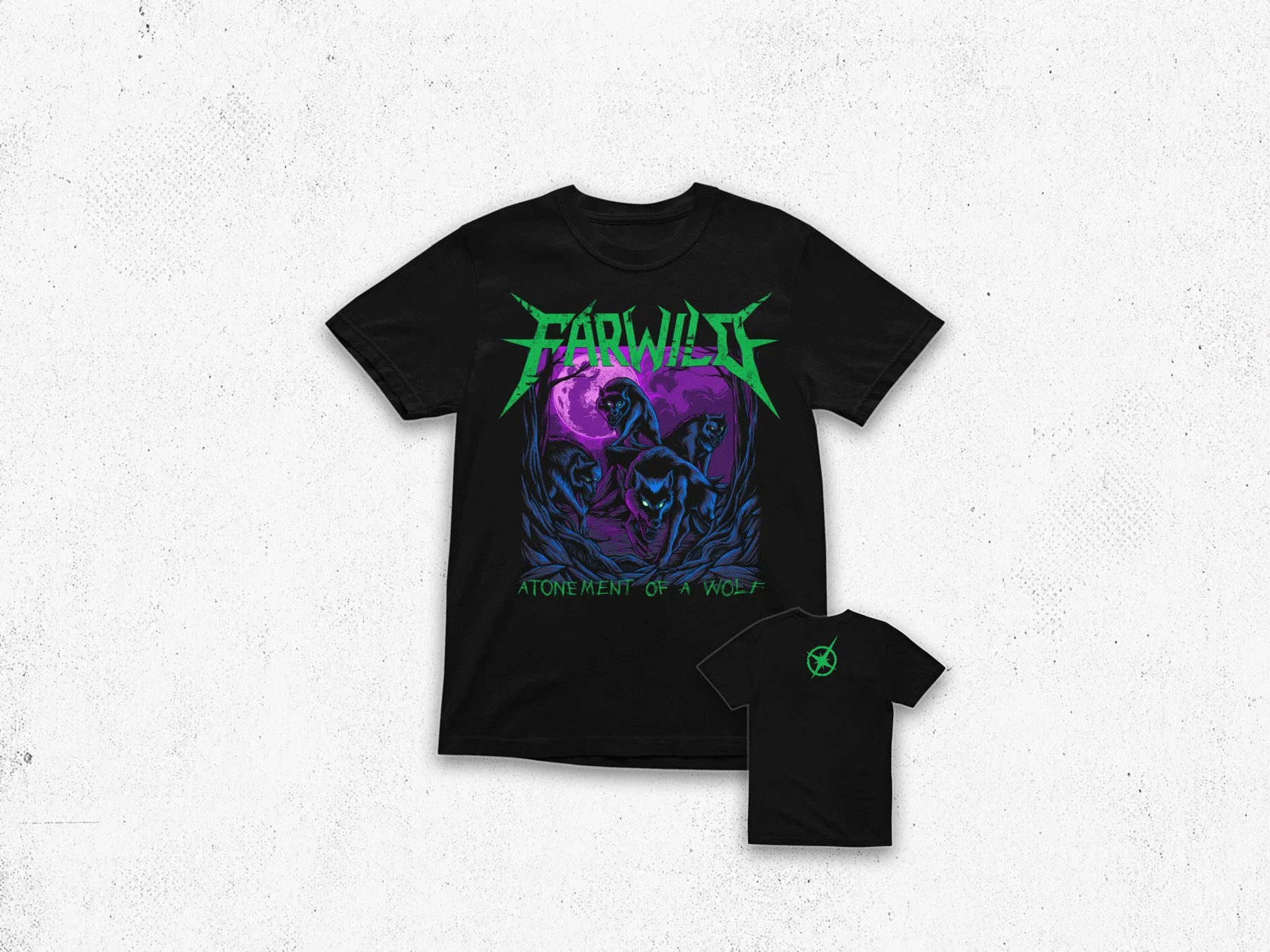 Farwild | Atonement Of A Wolf Green T-Shirt