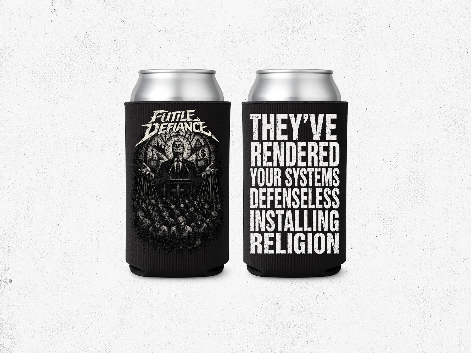 Futile Defiance | Rendered Defenseless Can Cooler