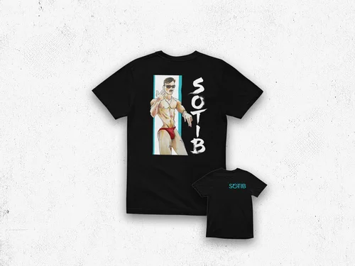 SOTIB | Miami Colton Black T-shirt