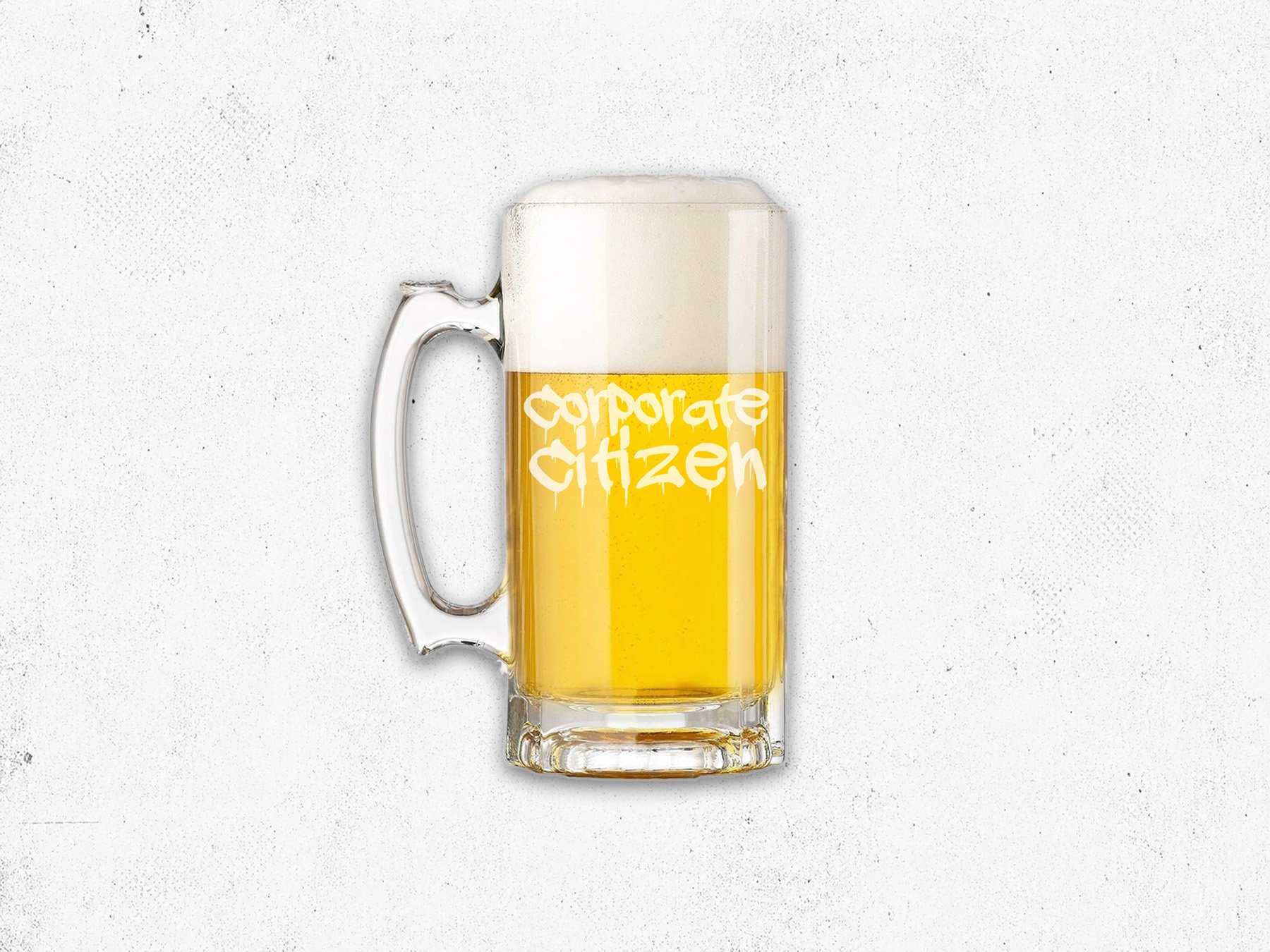 Corporate Citizen | Etched Beer Stein