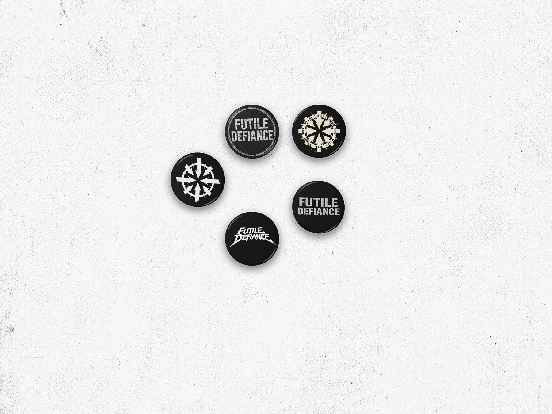 Futile Defiance | Pin 5 Pack
