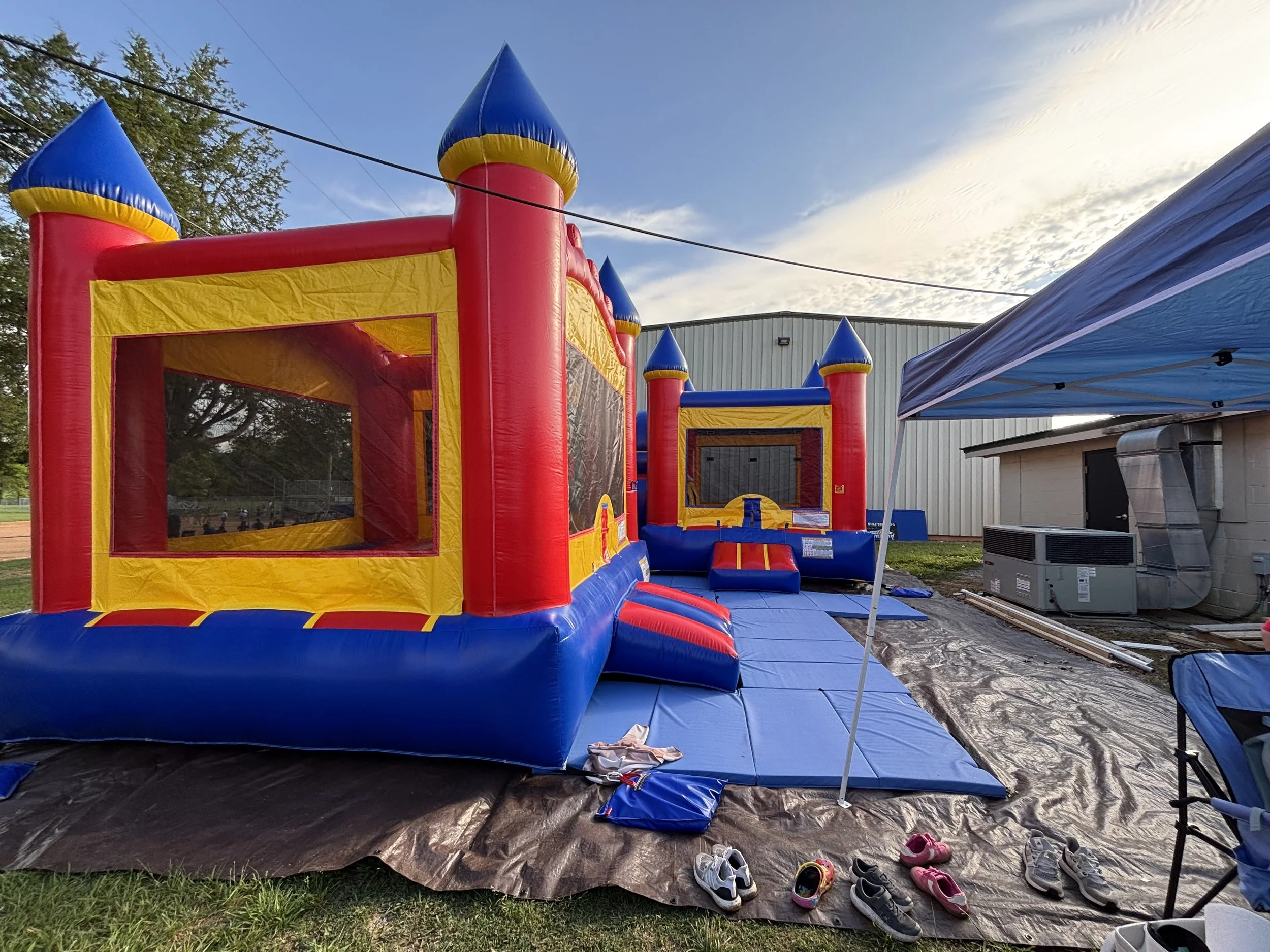 Set up and ready to Bounce!!!