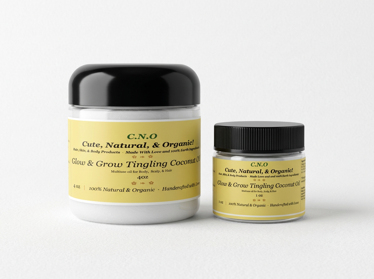 Glow & Grow Tingling Coconut Oil