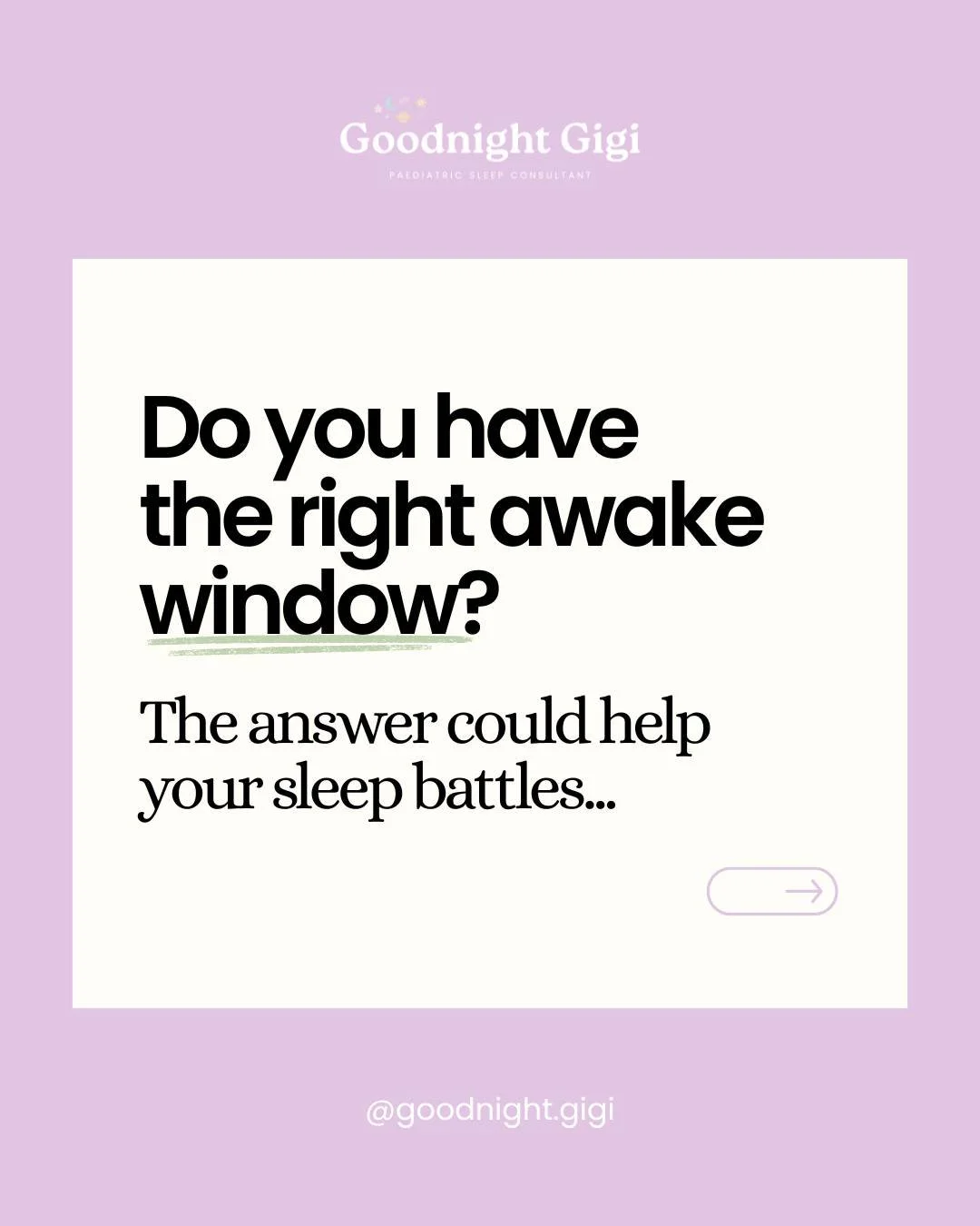 Struggling with sleep battles? Understanding your baby's awake window might just be the key! 

Too short and they might not be tired, too long and they could become overtired. Use these awake windows as a guide and watch your baby's tired cues for th