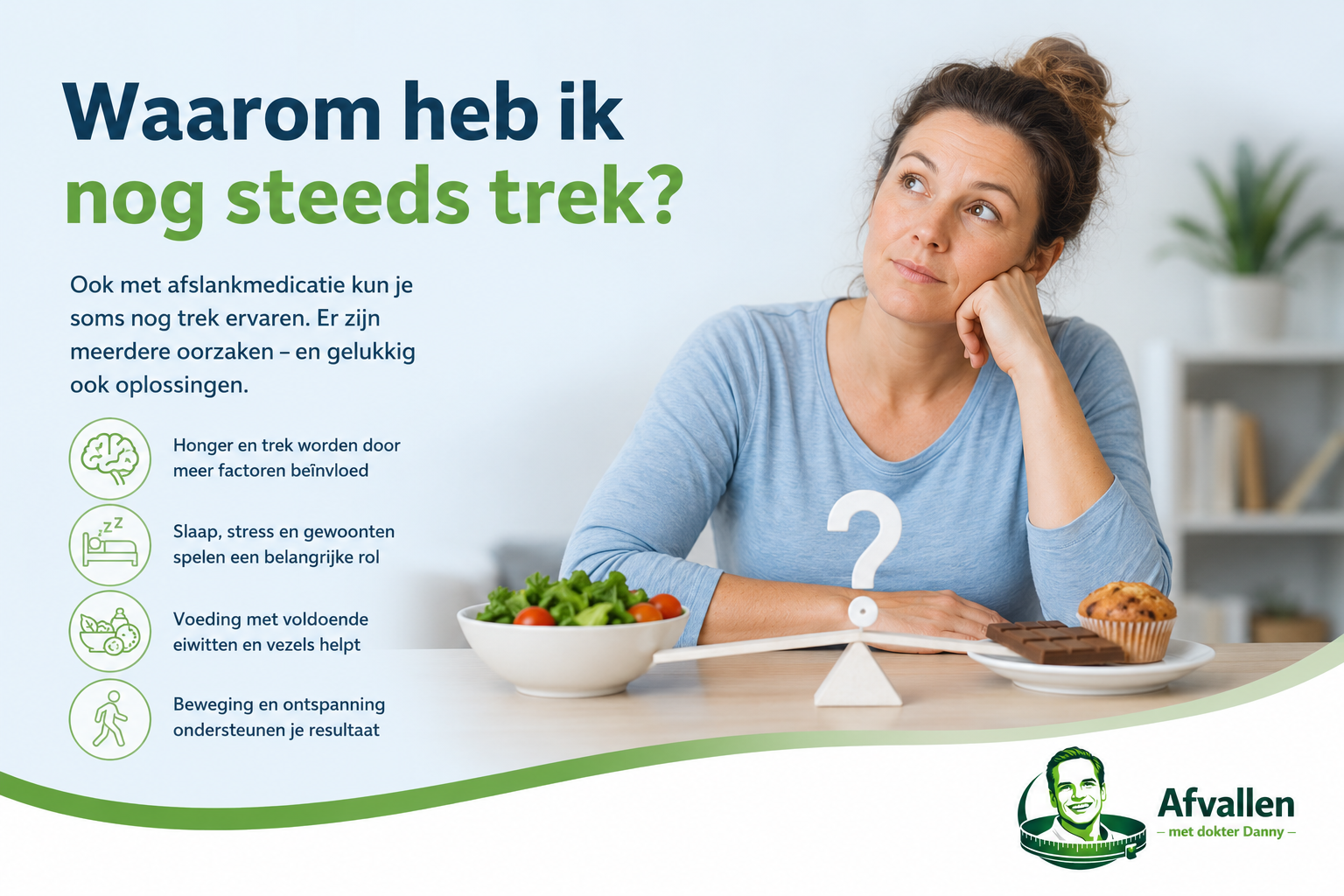 Waarom heb ik nog steeds trek tijdens het gebruik van afslankmedicatie?