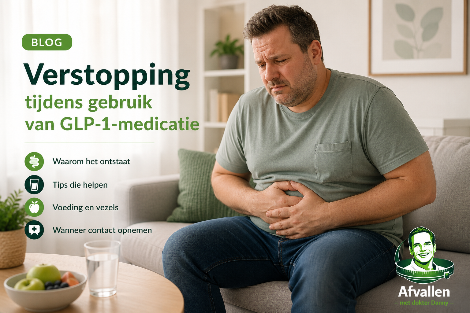 Verstopping tijdens gebruik van GLP-1-medicatie