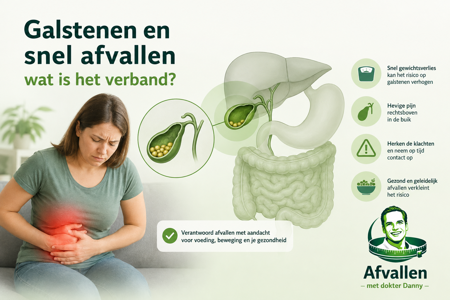 Galstenen en snel afvallen: wat is het verband?