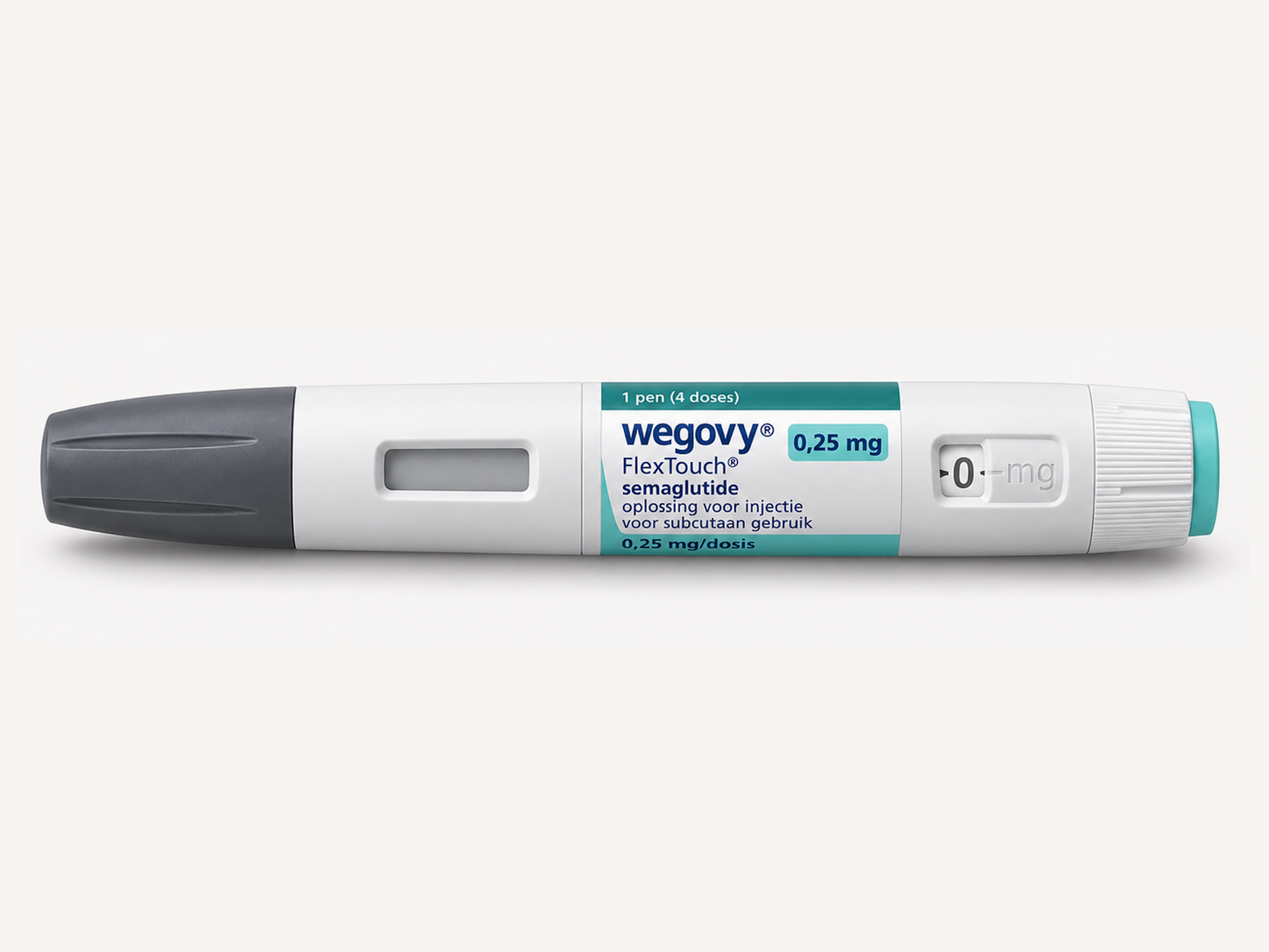 Wegovy FlexTouch pen met semaglutide voor wekelijkse injectie
