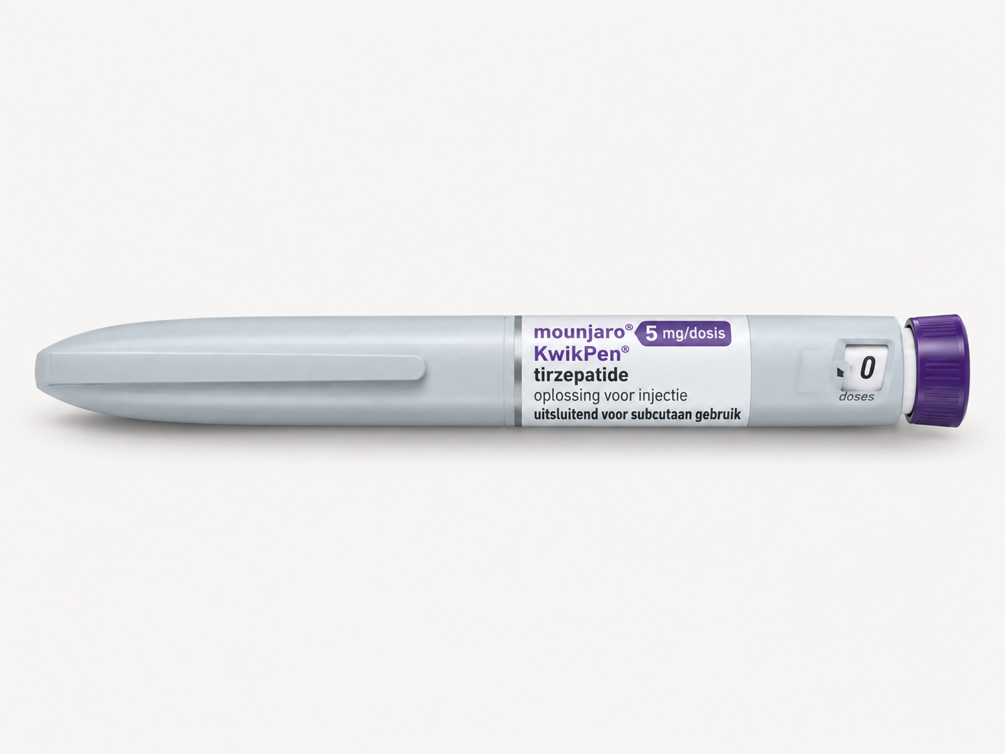 Mounjaro KwikPen met tirzepatide voor wekelijkse injectie