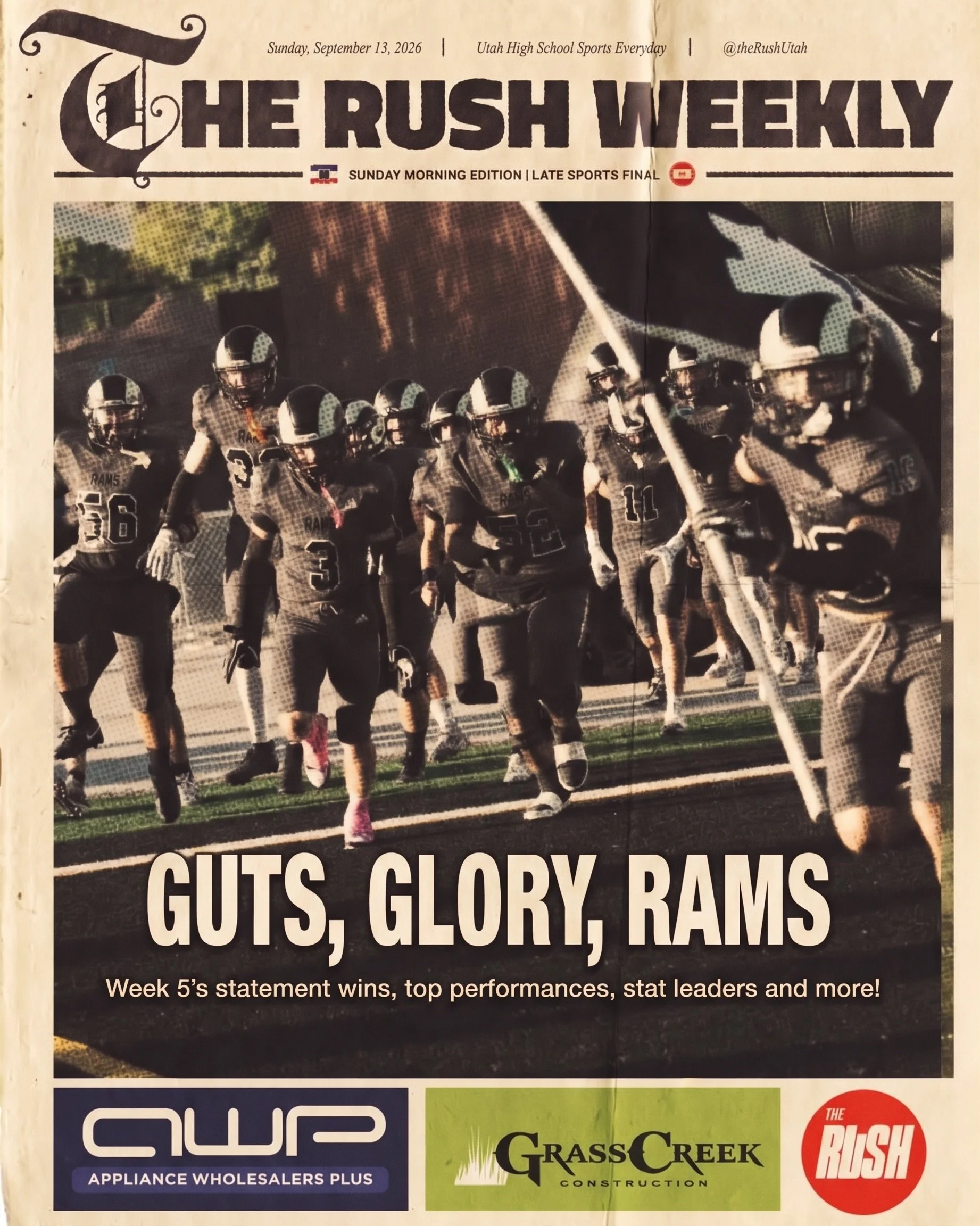 The Rush Weekly | Week 5

#therush #utah #highschoolfootball #playmakers #fridaynightlights