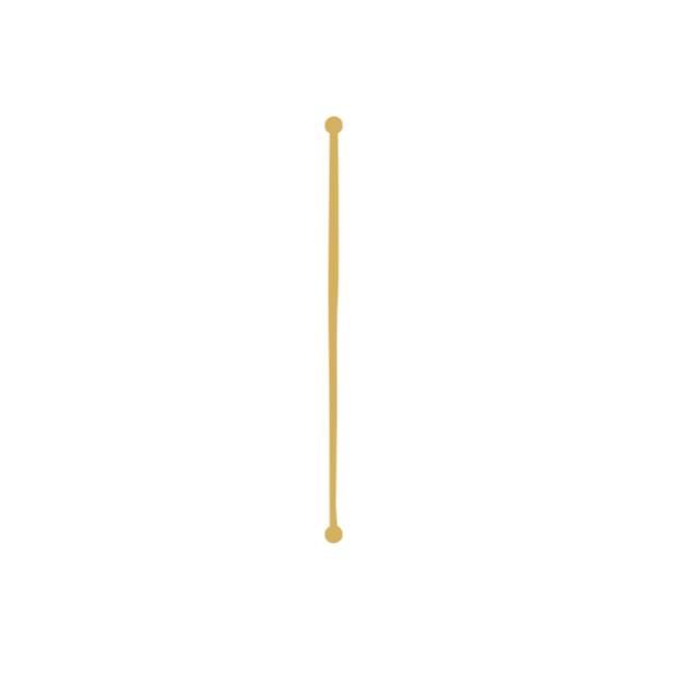A vertical baseball bat icon with a black background and gold bat.