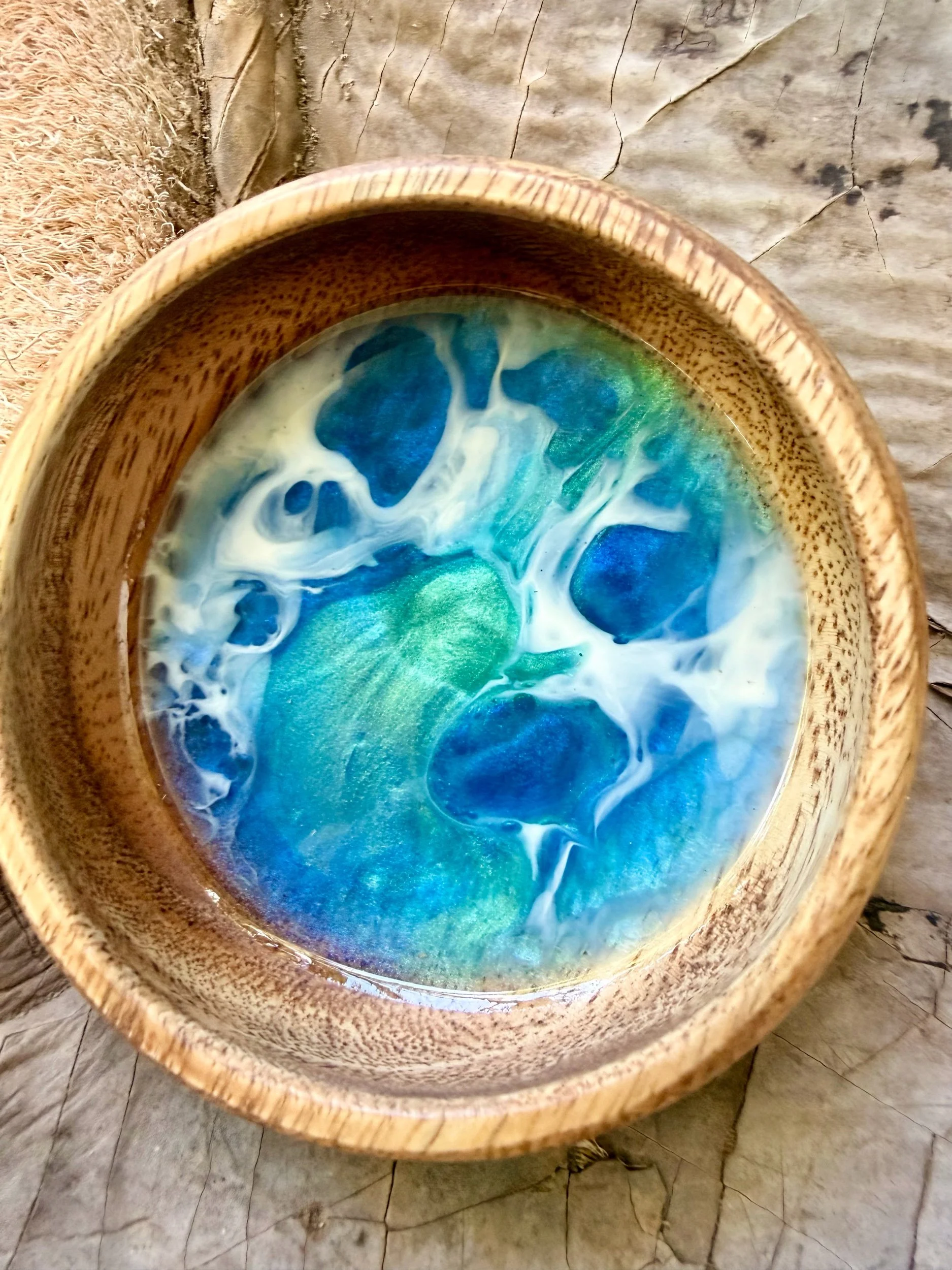 Ocean Resin Bowl