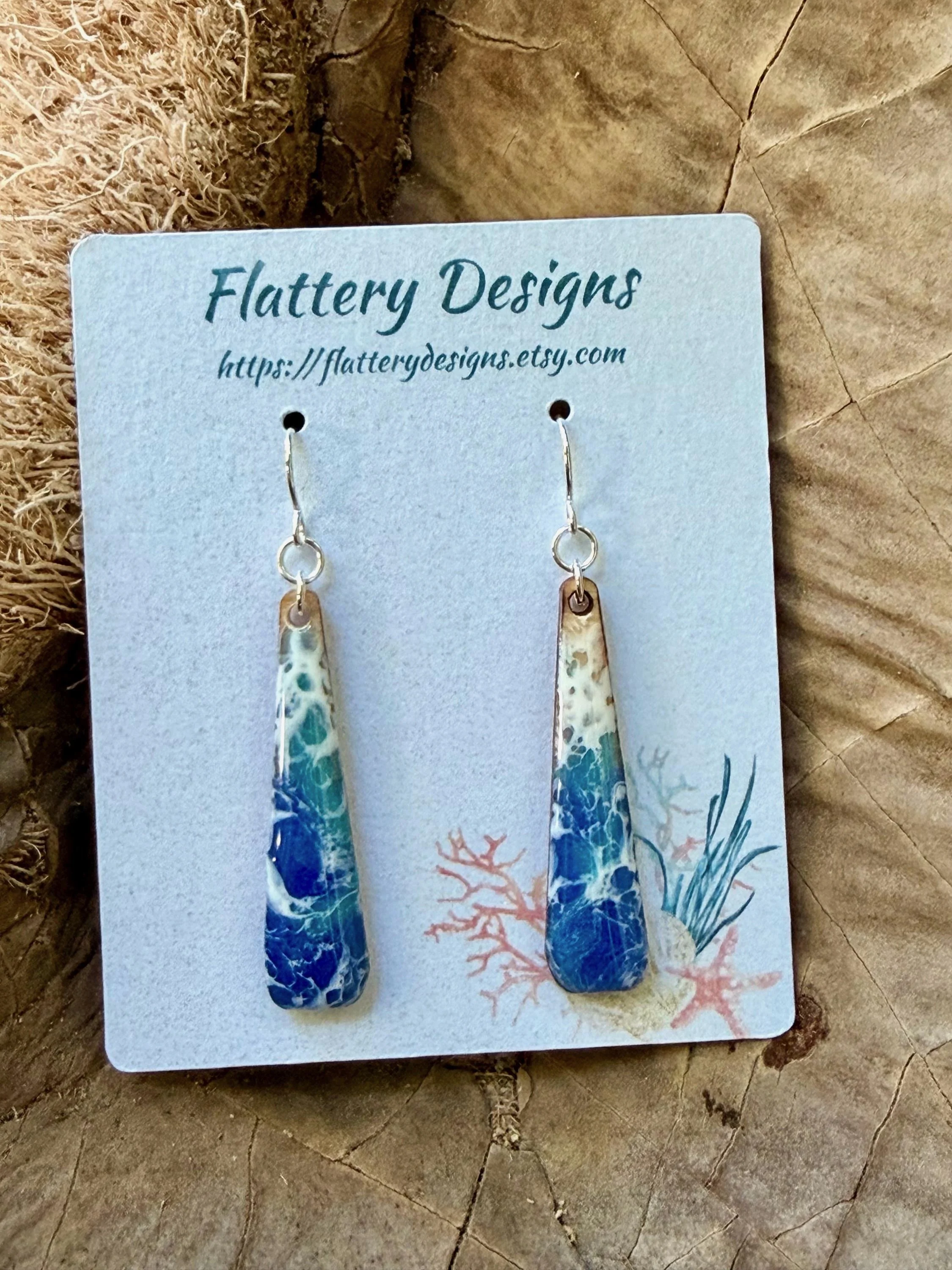 Ocean Resin Earrings