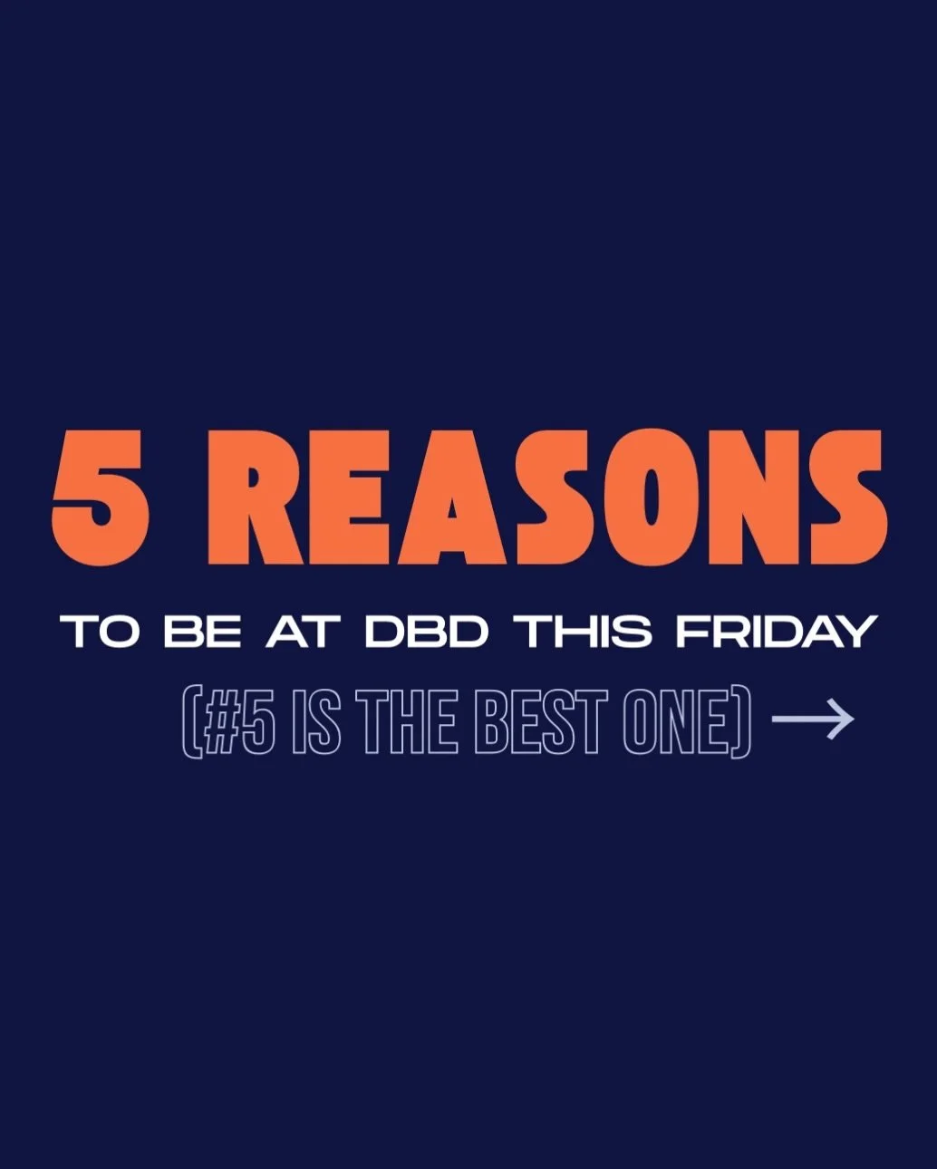 Number 5 should scare you more than any haunted house 👻 Swipe for 5 reasons you NEED to be at DBD: Spooky Edition this Friday! 🎃🪩

1️⃣ FULL costumes. Go glam, go creepy, go completely over the top
2️⃣ Y2K + &lsquo;80s + &lsquo;90s throwbacks and H