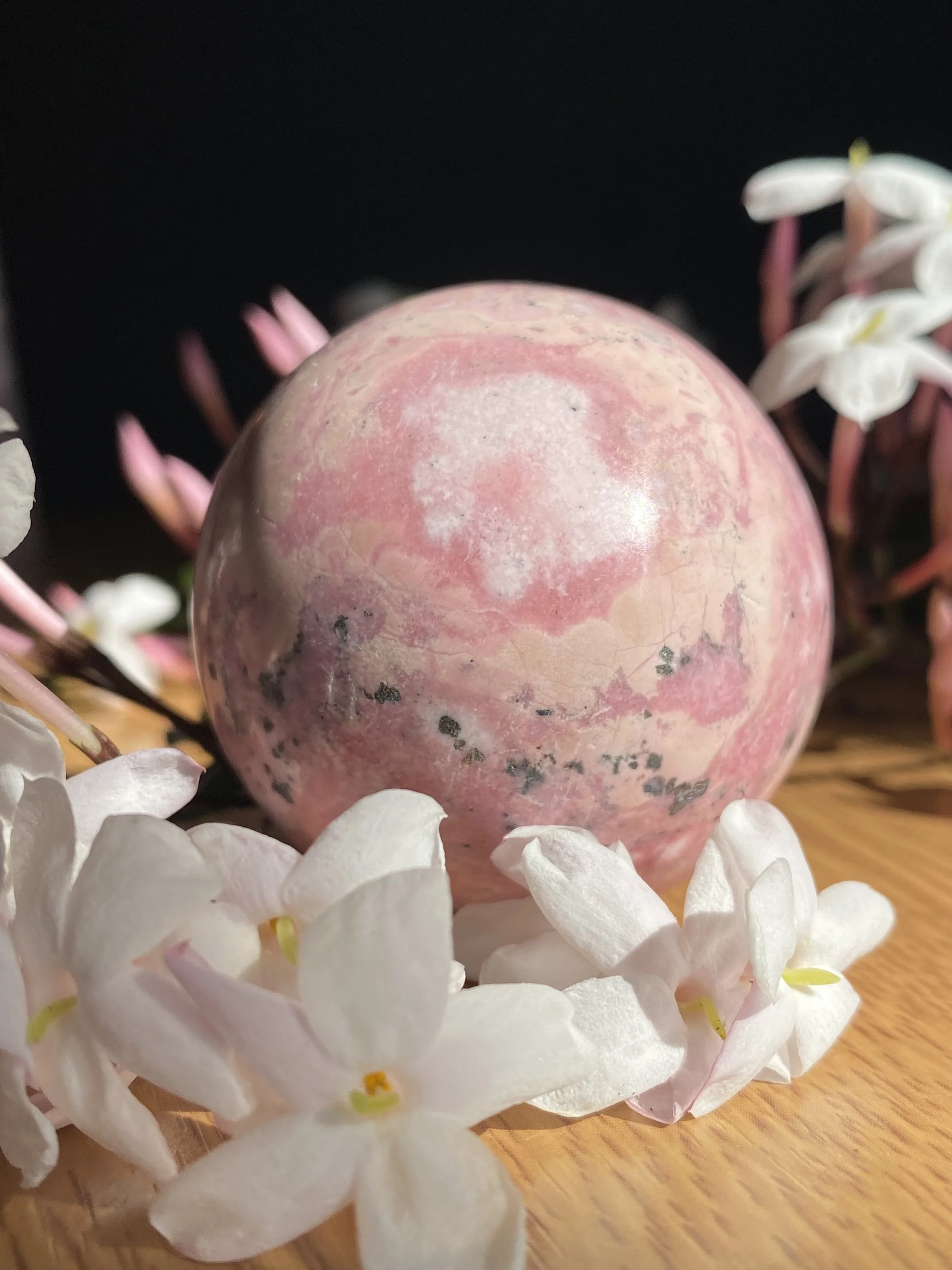 Peruvian Rhodonite Sphere