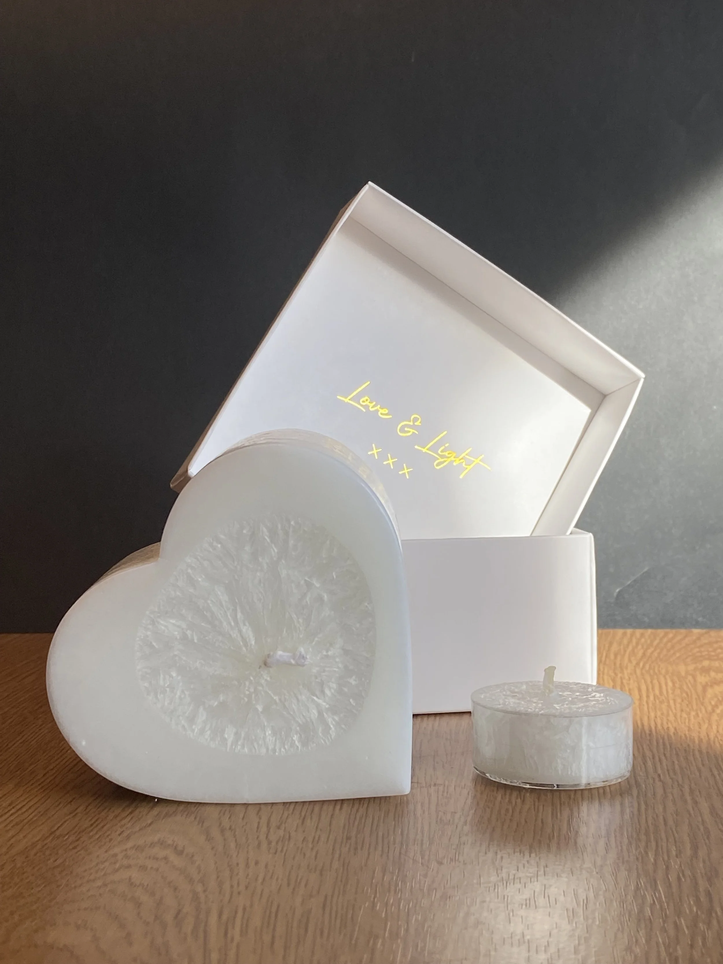 Heart Candle Gift Set