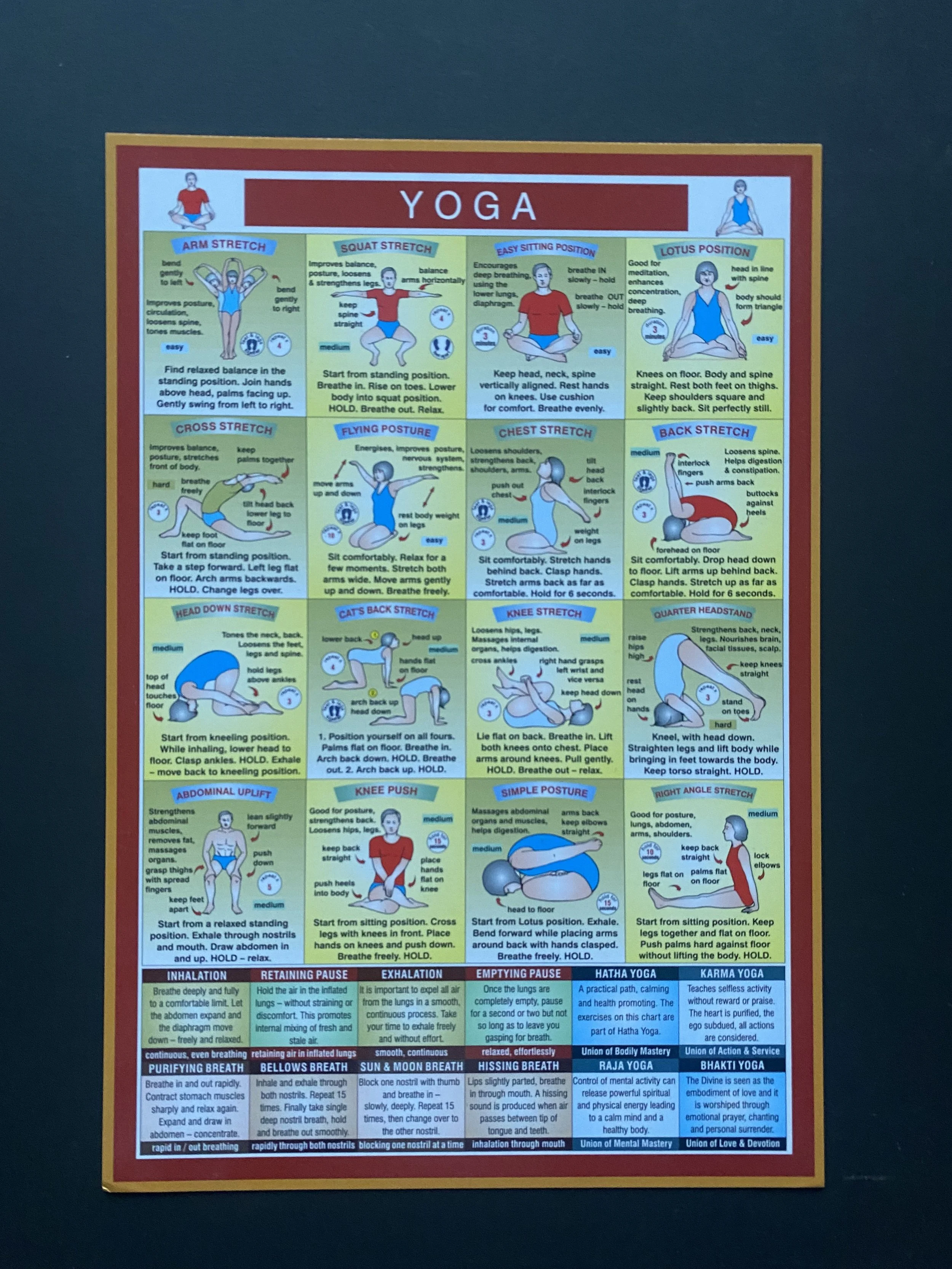 Yoga Chart