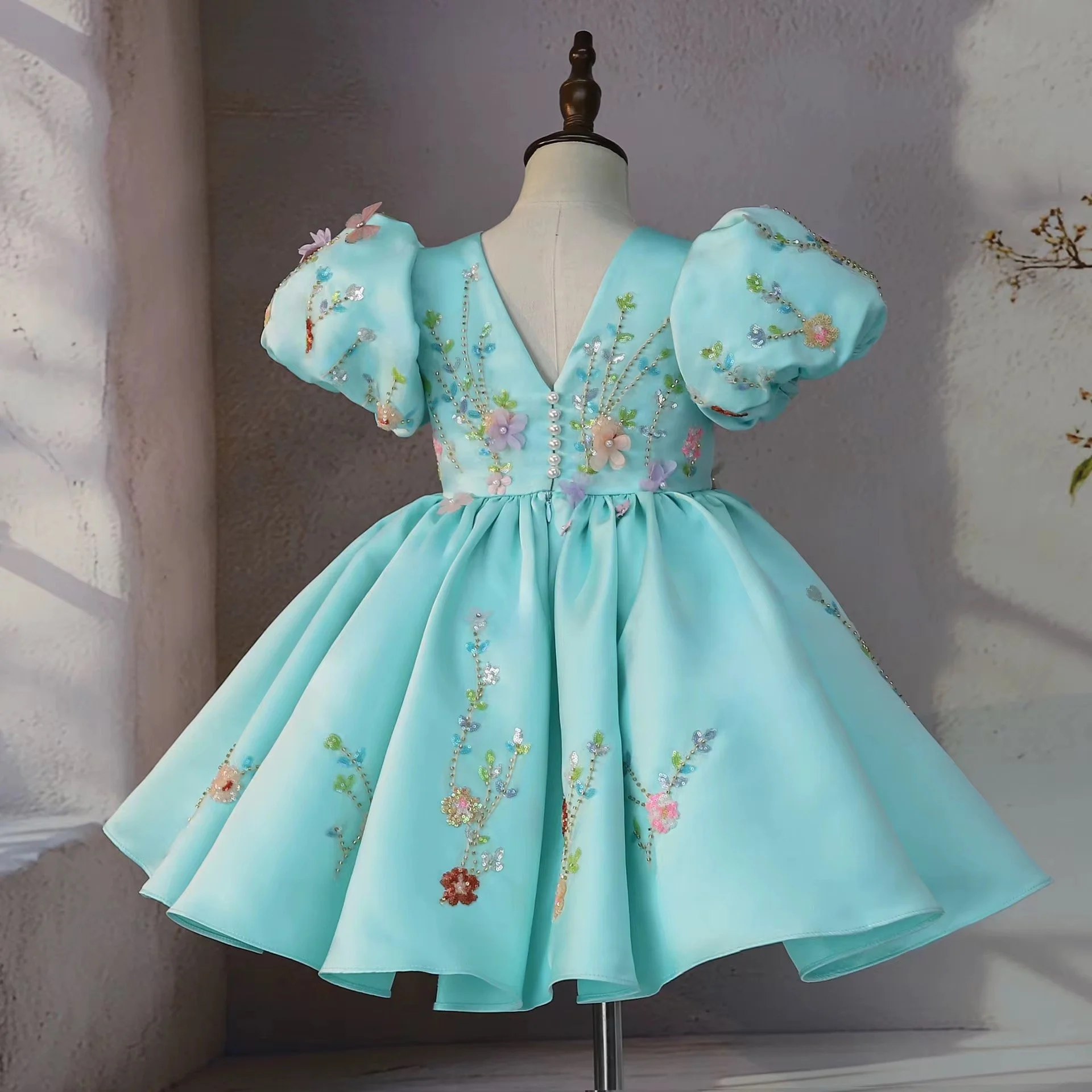 Dreamy Tulie princess party dress for little girls | TeddyNest.jpeg