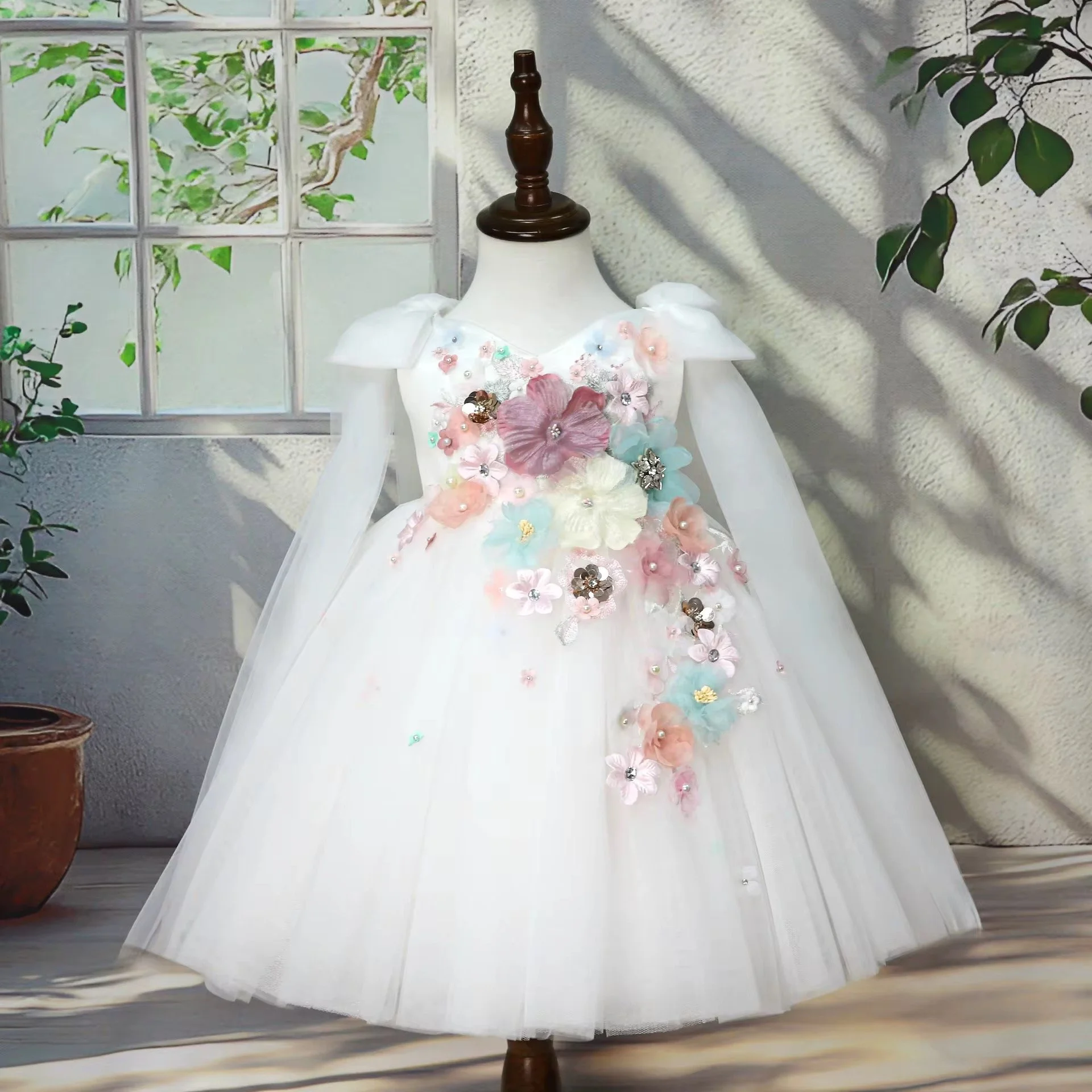 Celestia Bloom princess party dress for little girls | TeddyNest.jpeg
