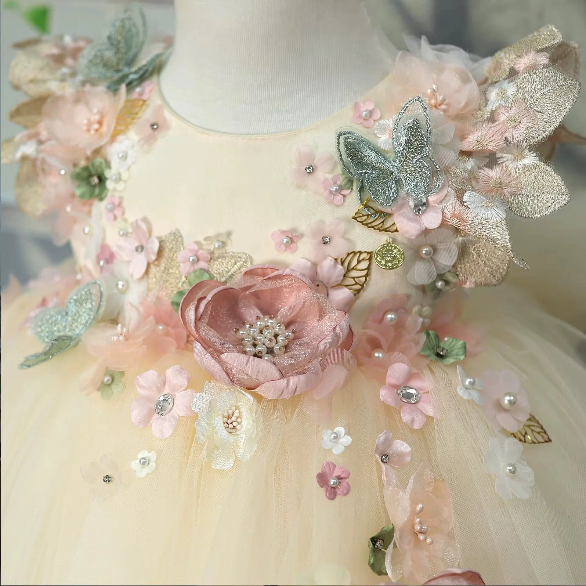 Enchanted Blossom princess party dress for little girls | TeddyNest.jpeg
