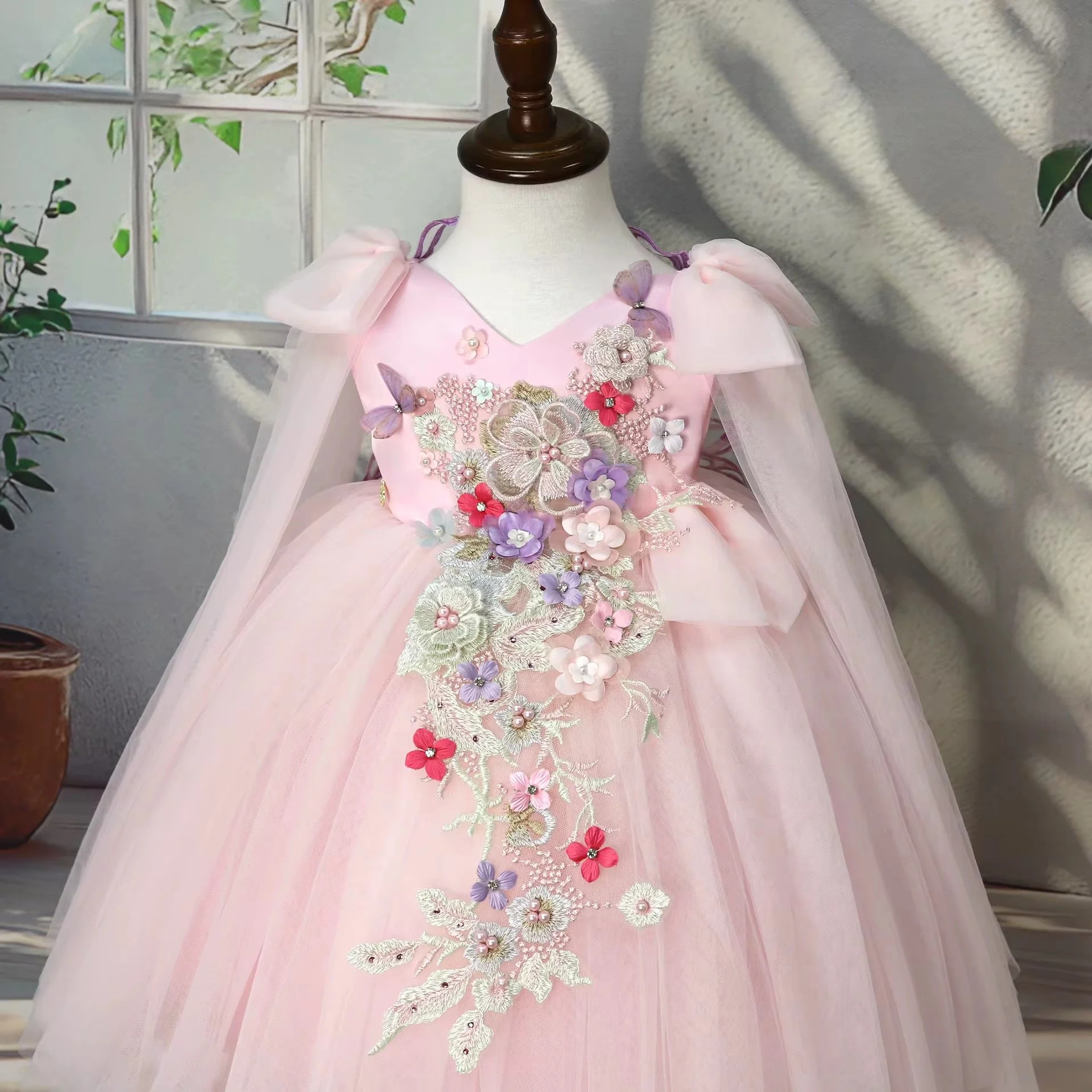 Rosaile princess party dress for little girls | TeddyNest.jpeg