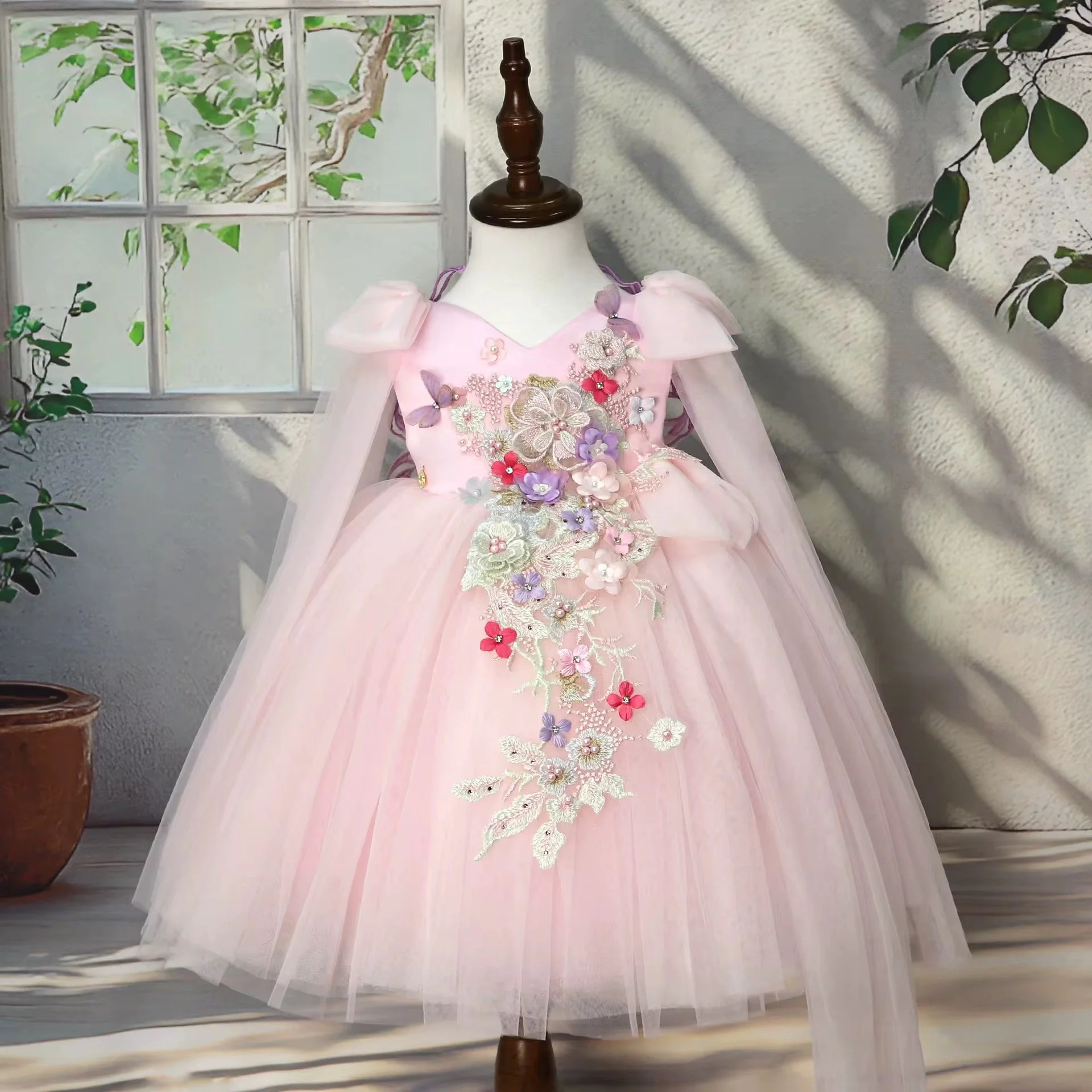 Rosaile princess party dress for little girls | TeddyNest.jpeg