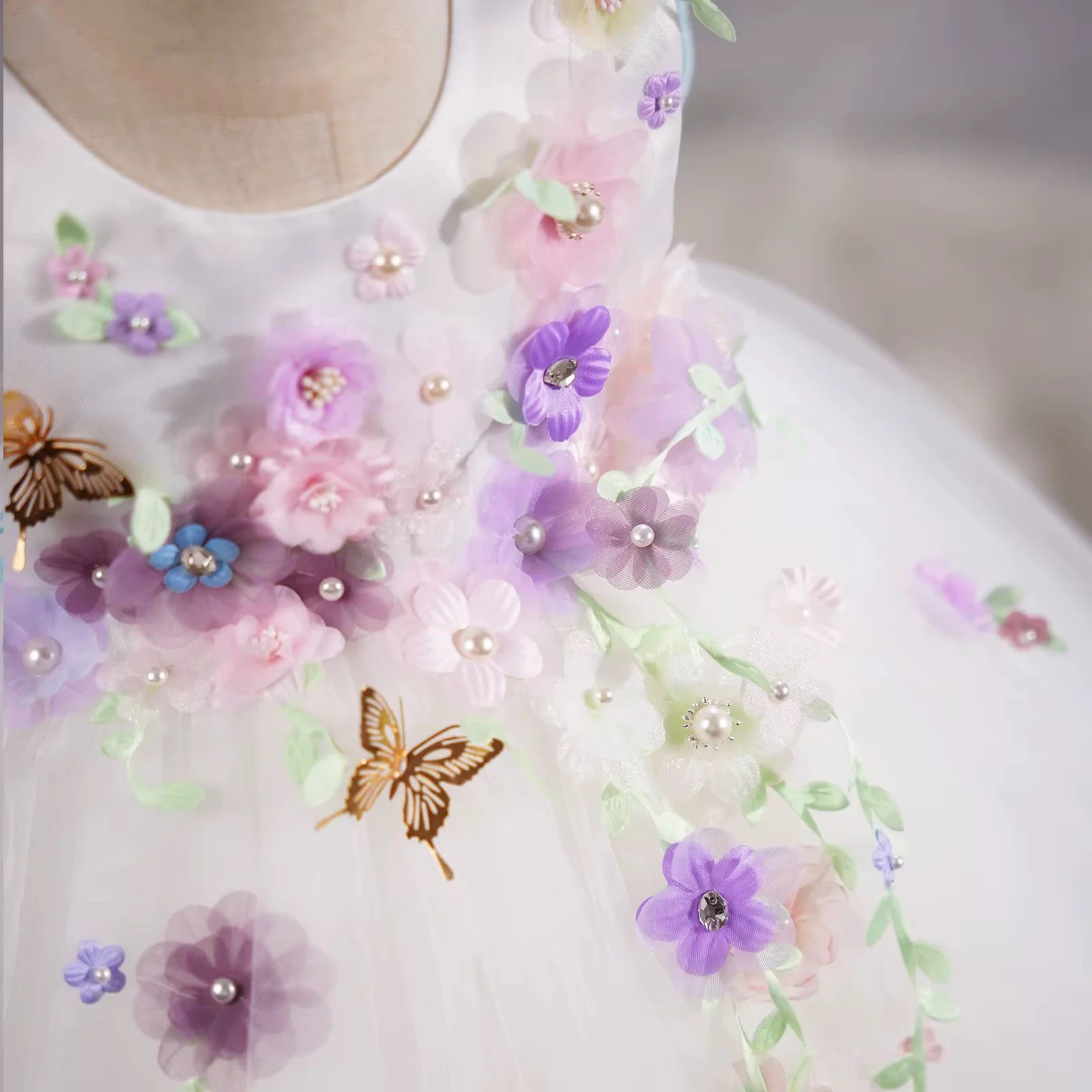 Butterfly Bloom princess party dress for little girls | TeddyNest.jpeg