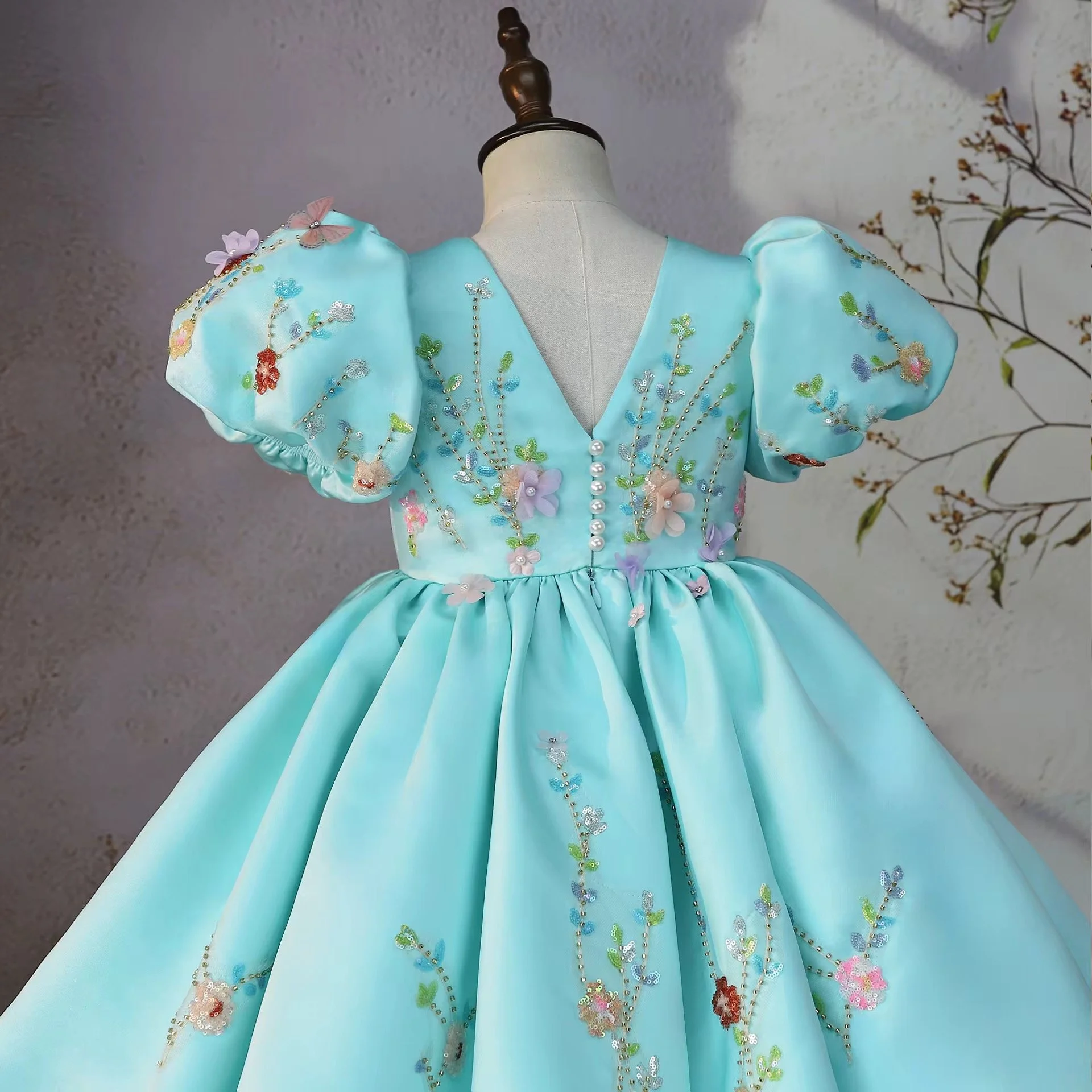 Dreamy Tulie princess party dress for little girls | TeddyNest.jpeg