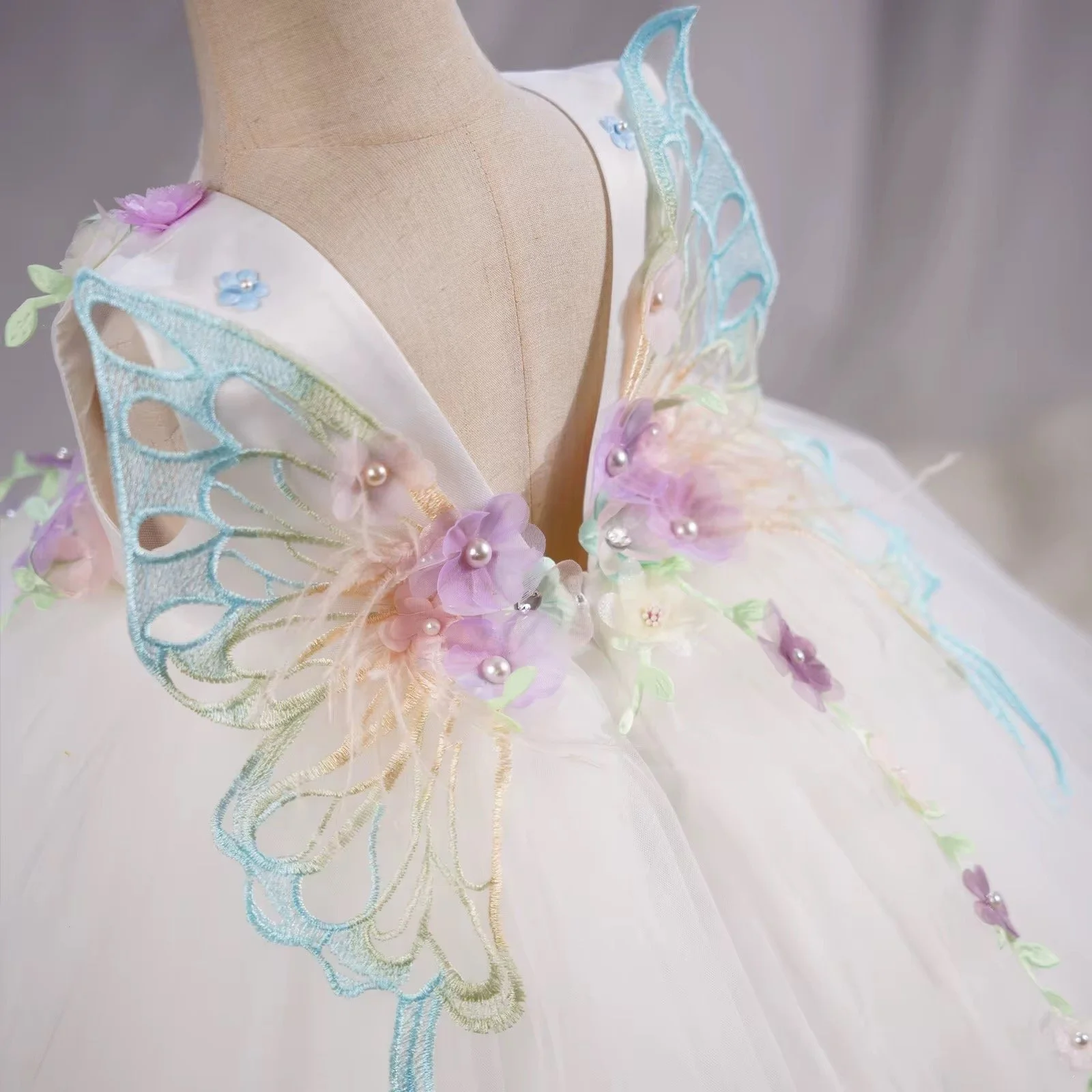 Butterfly Bloom princess party dress for little girls | TeddyNest.jpeg