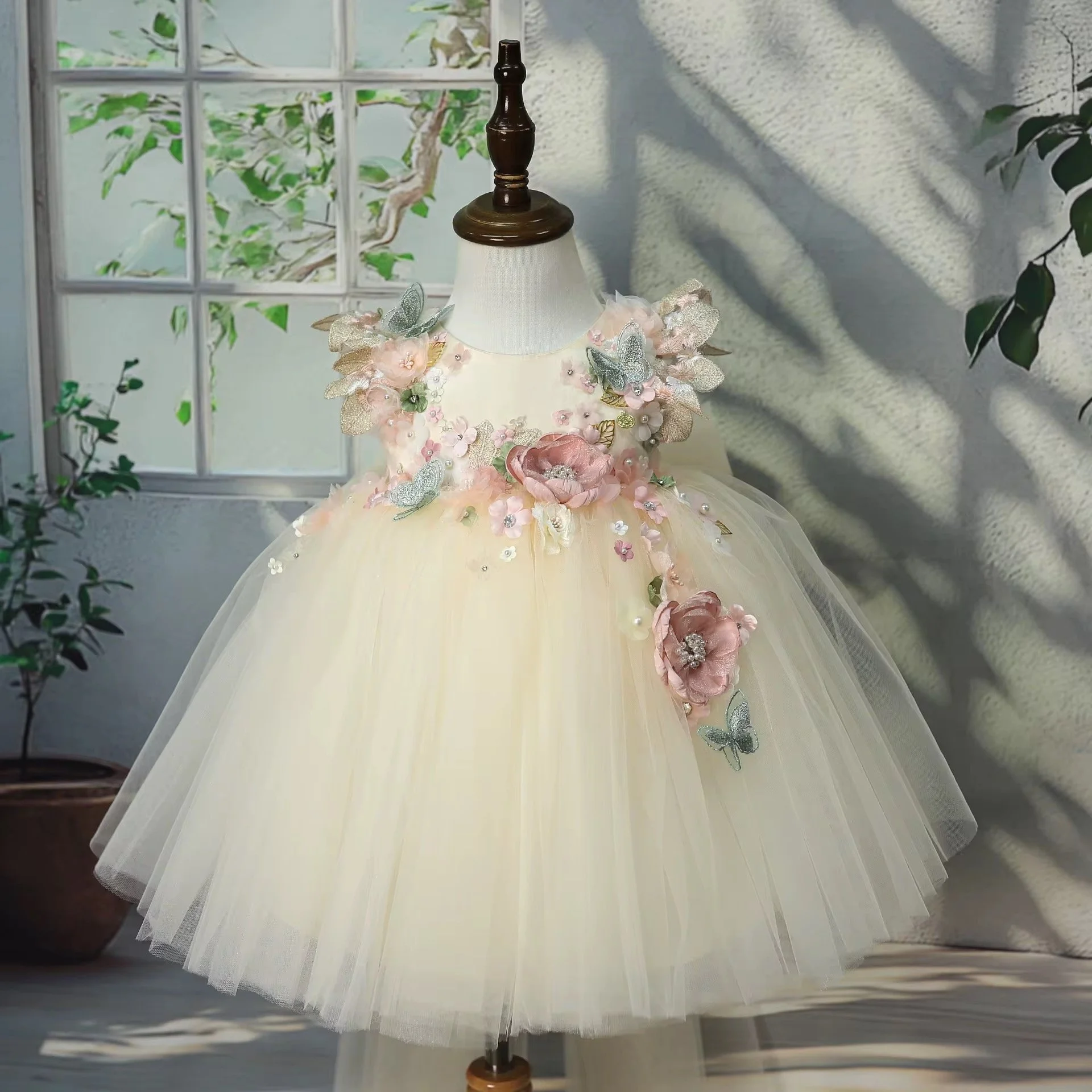 Enchanted Blossom princess party dress for little girls | TeddyNest.jpeg