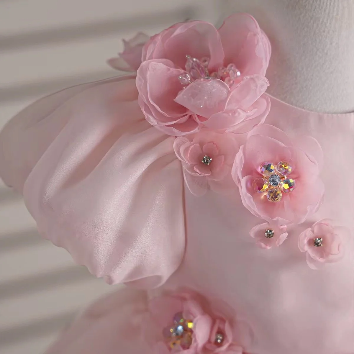 Blush Petal princess party dress for little girls | TeddyNest.jpeg