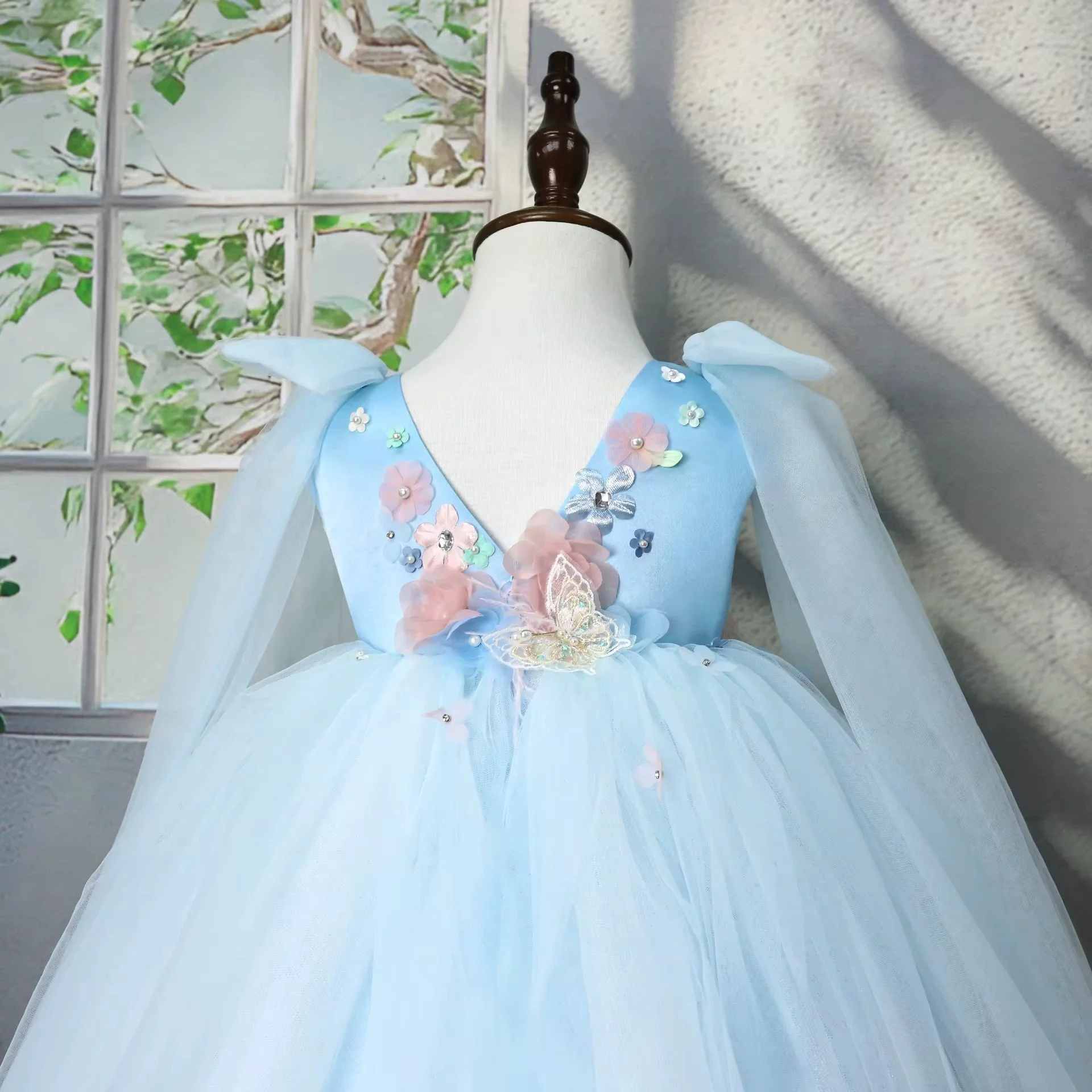 Bluebell whisper princess party dress for little girls | TeddyNest.jpeg
