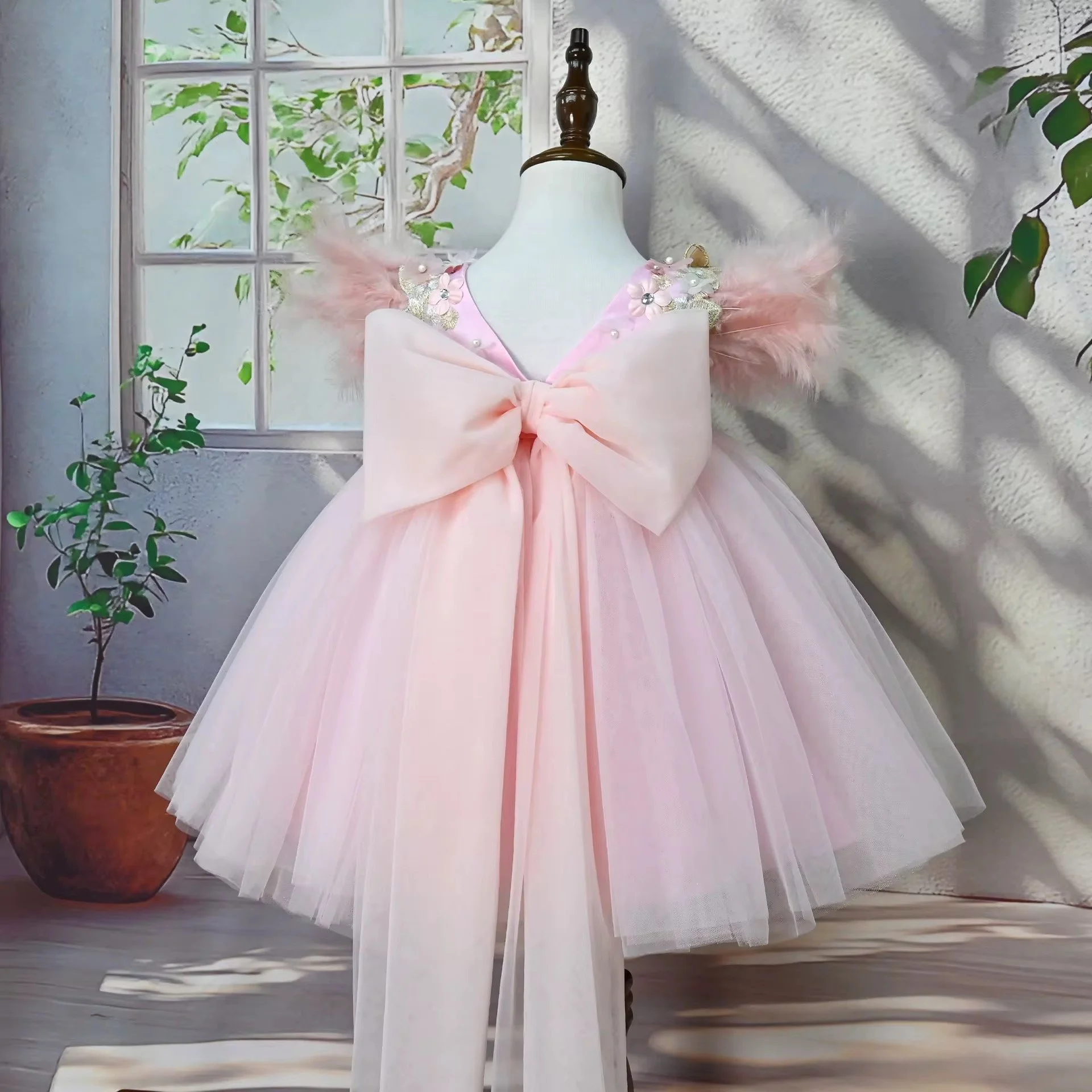 Rosabelle wings princess party dress for little girls | TeddyNest.jpeg