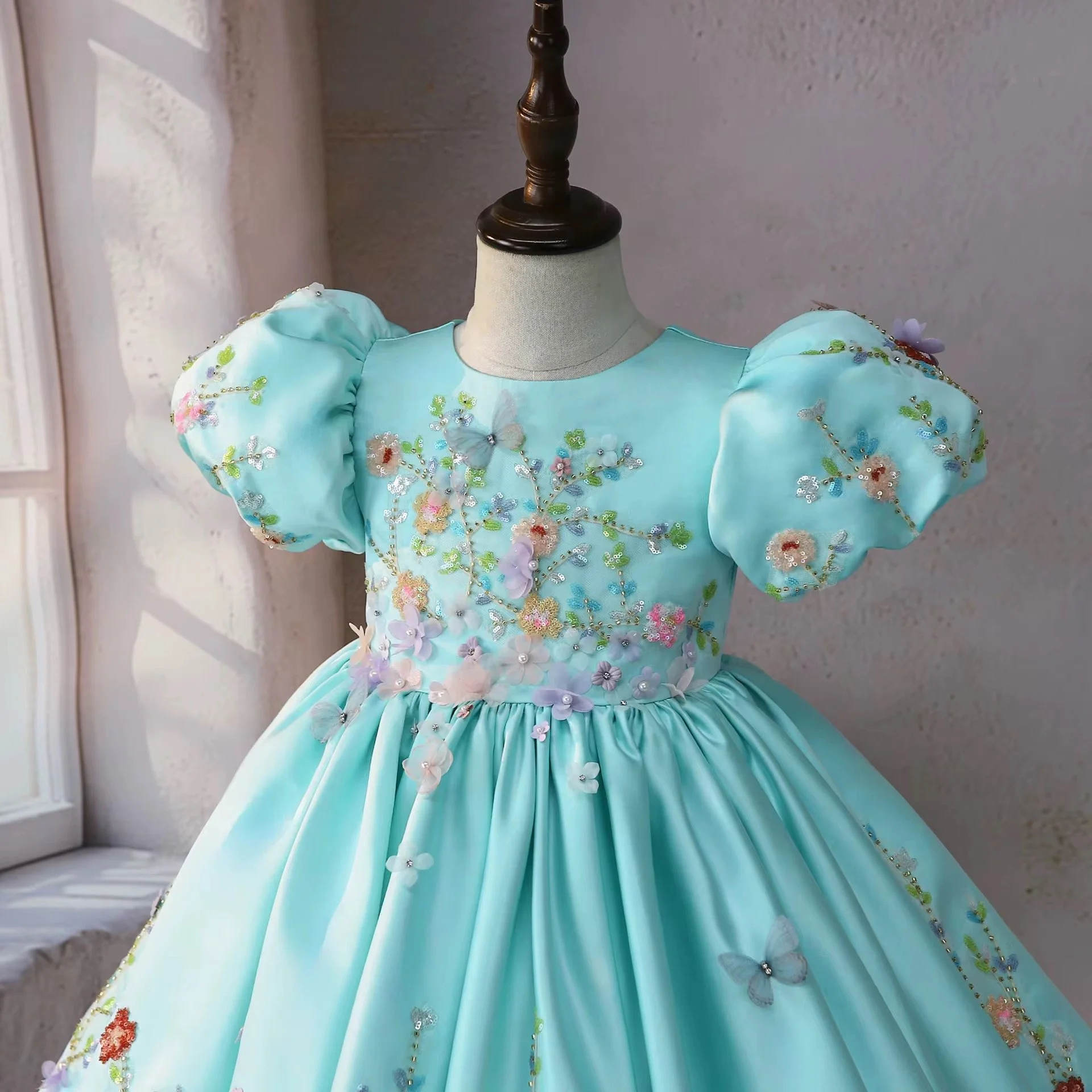 Dreamy Tulie princess party dress for little girls | TeddyNest.jpeg