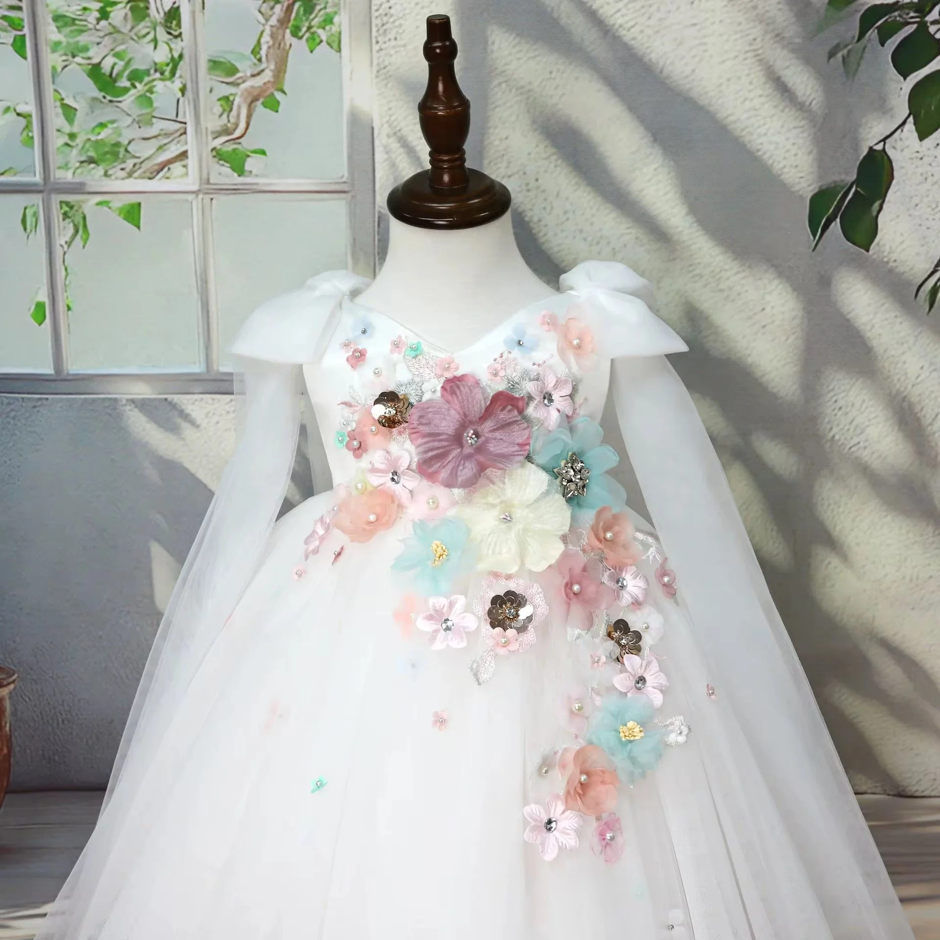 Celestia Bloom princess party dress for little girls | TeddyNest.jpeg