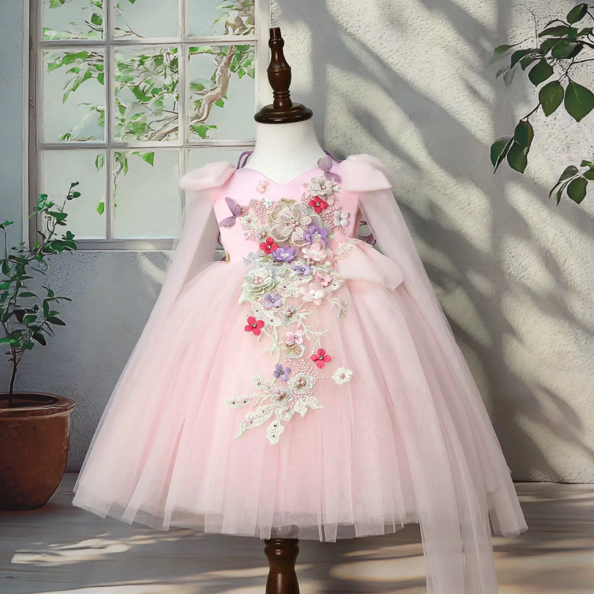 Rosaile princess party dress for little girls | TeddyNest.jpeg
