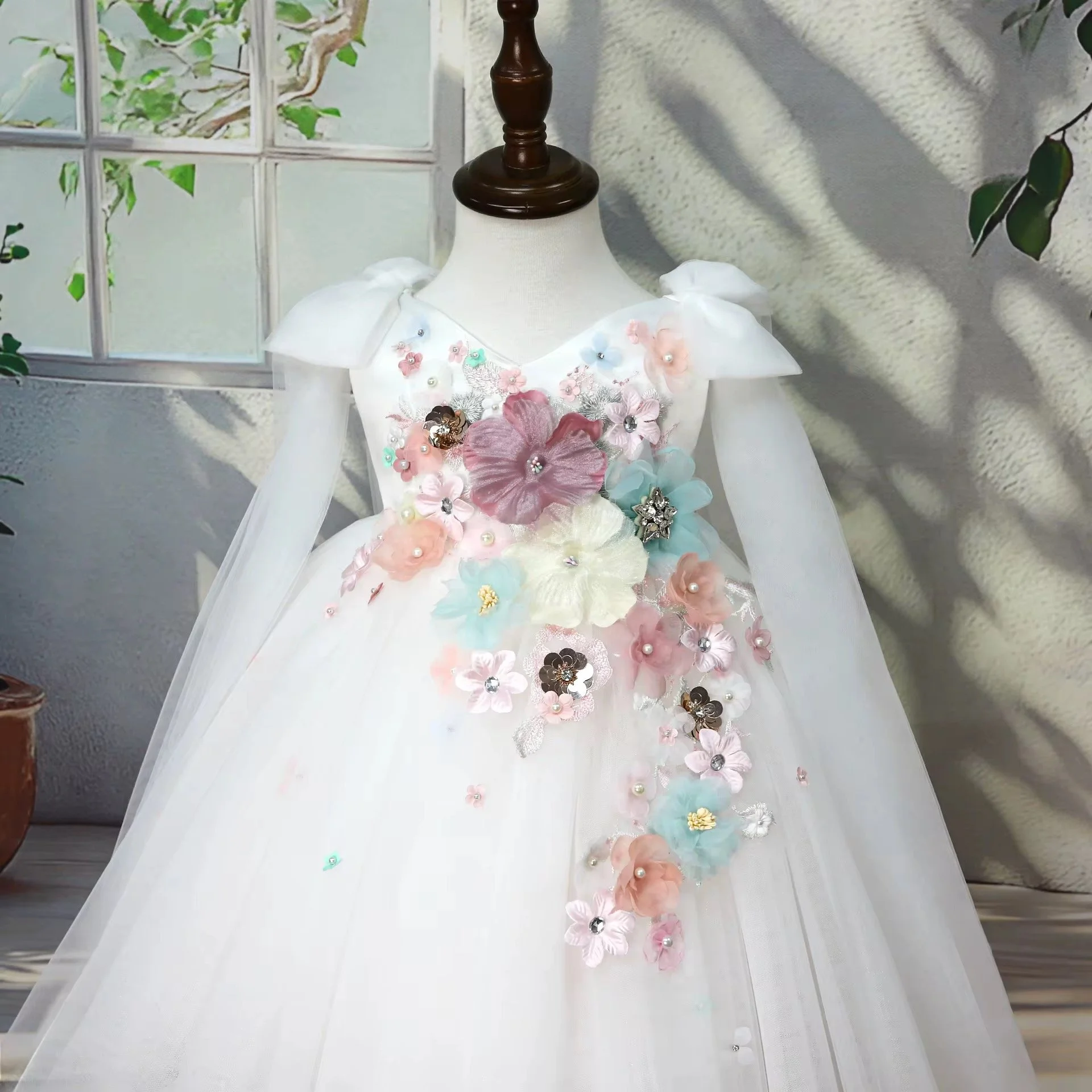 Celestia Bloom princess party dress for little girls | TeddyNest.jpeg